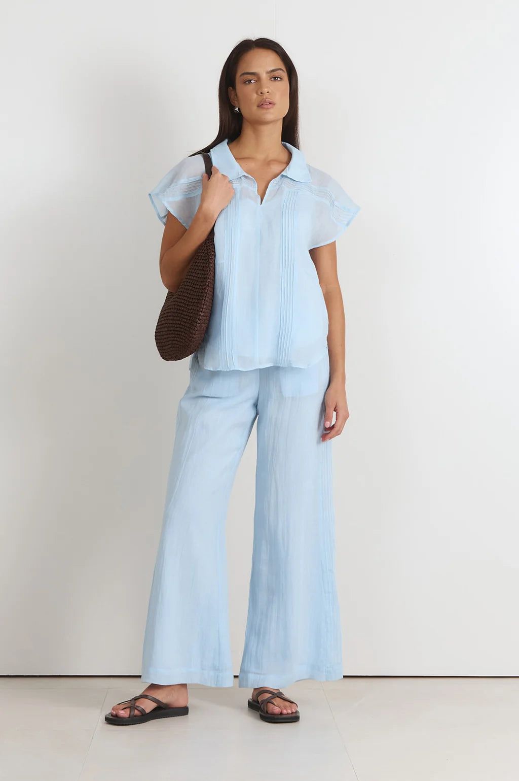 MARYN PLEATED TOP
