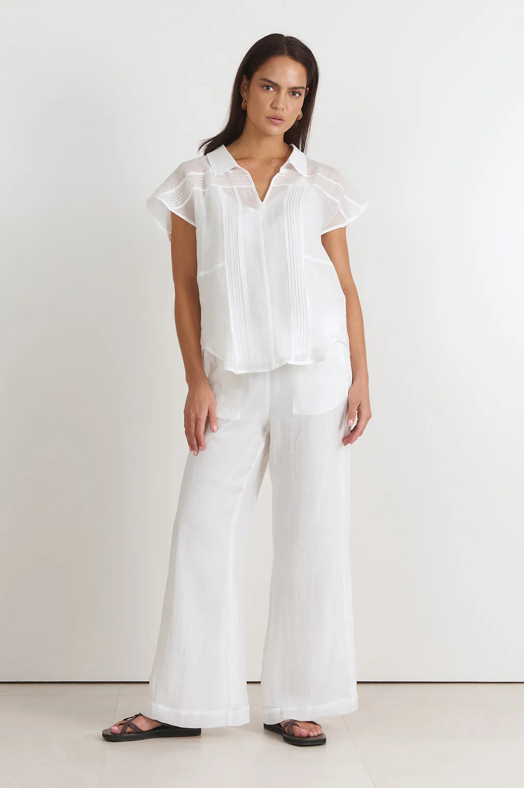 MARYN PLEATED TOP