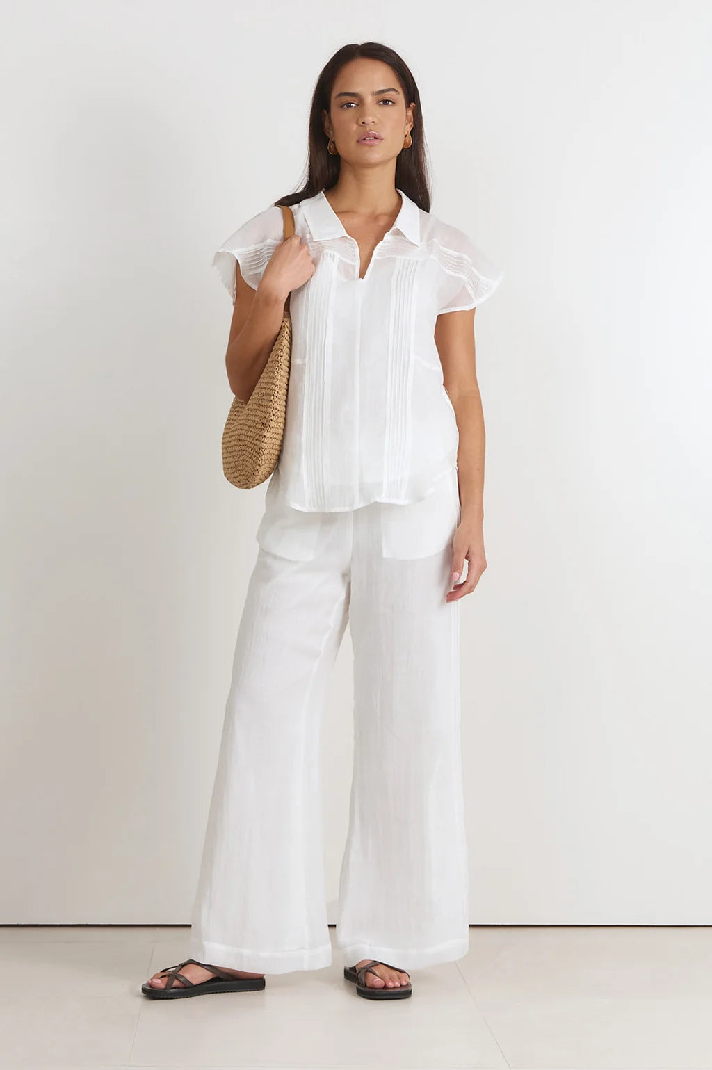 MARYN PLEATED TOP