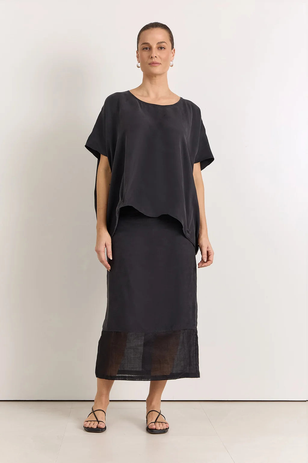 REECE STRAIGHT MIDI SKIRT