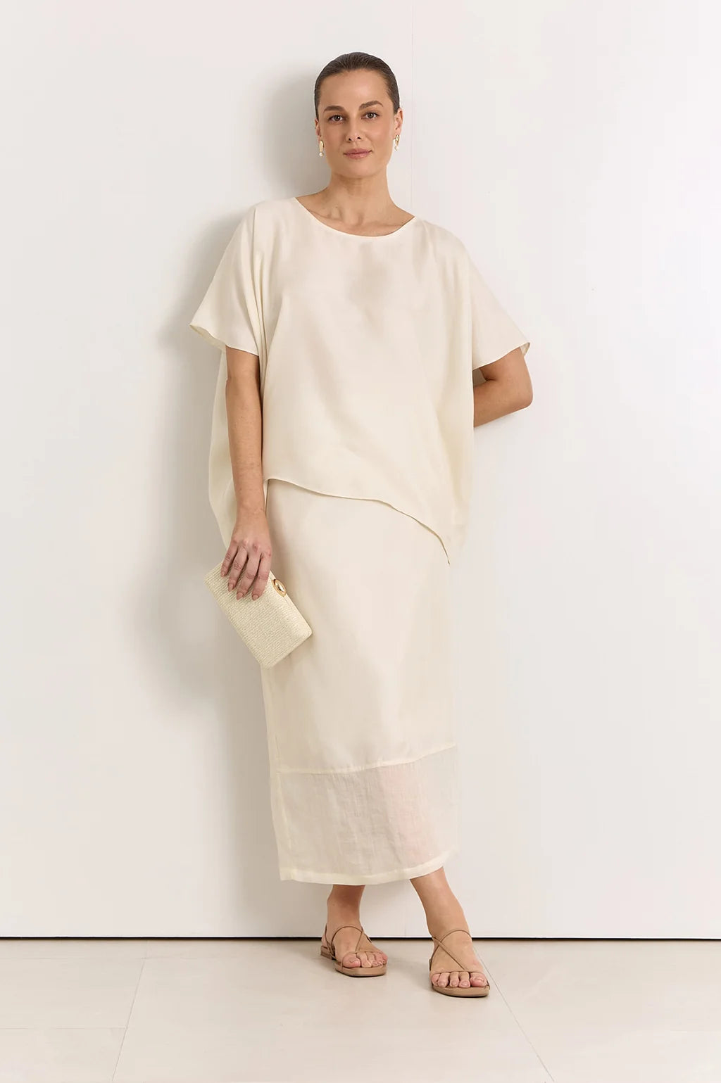 REECE STRAIGHT MIDI SKIRT