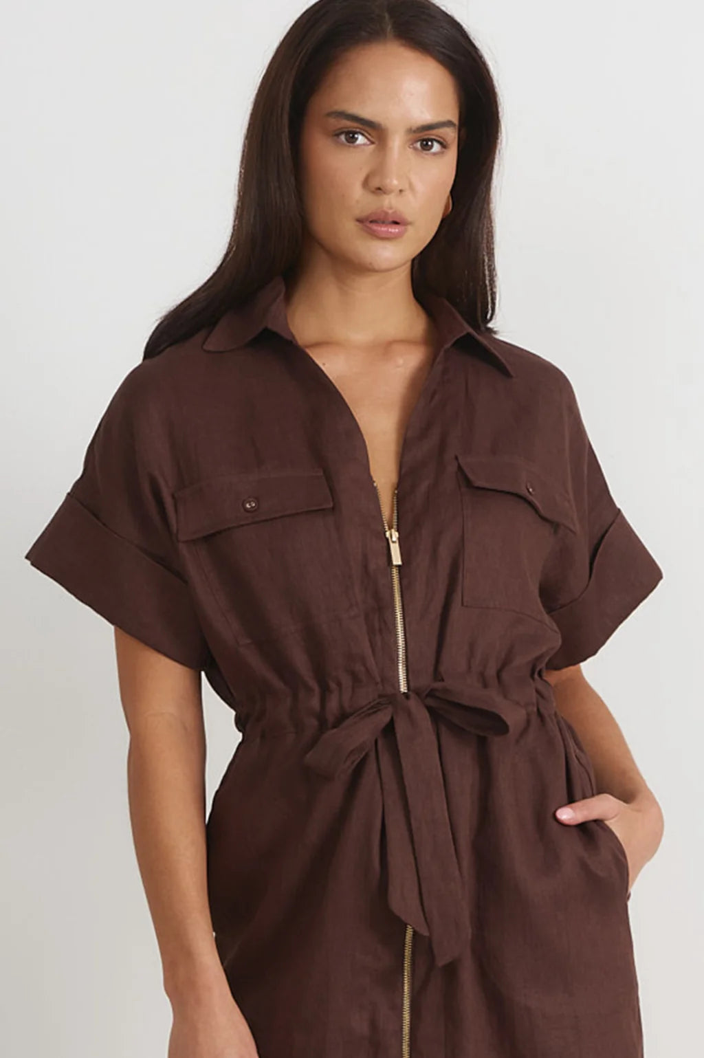 THEODORE LINEN MIDI
