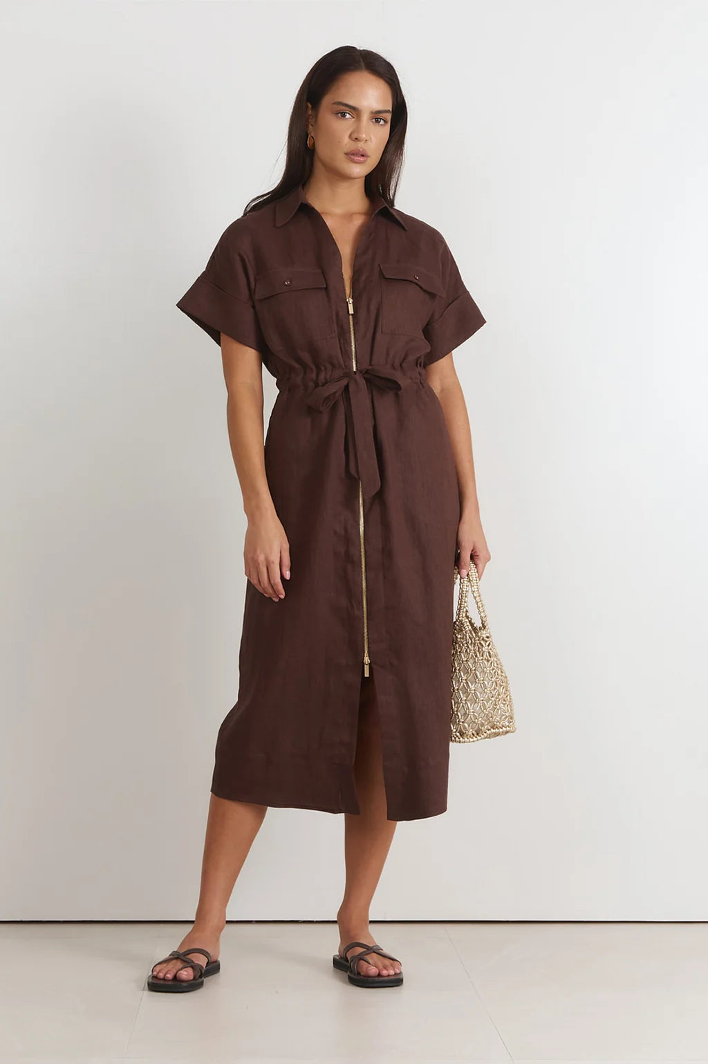THEODORE LINEN MIDI