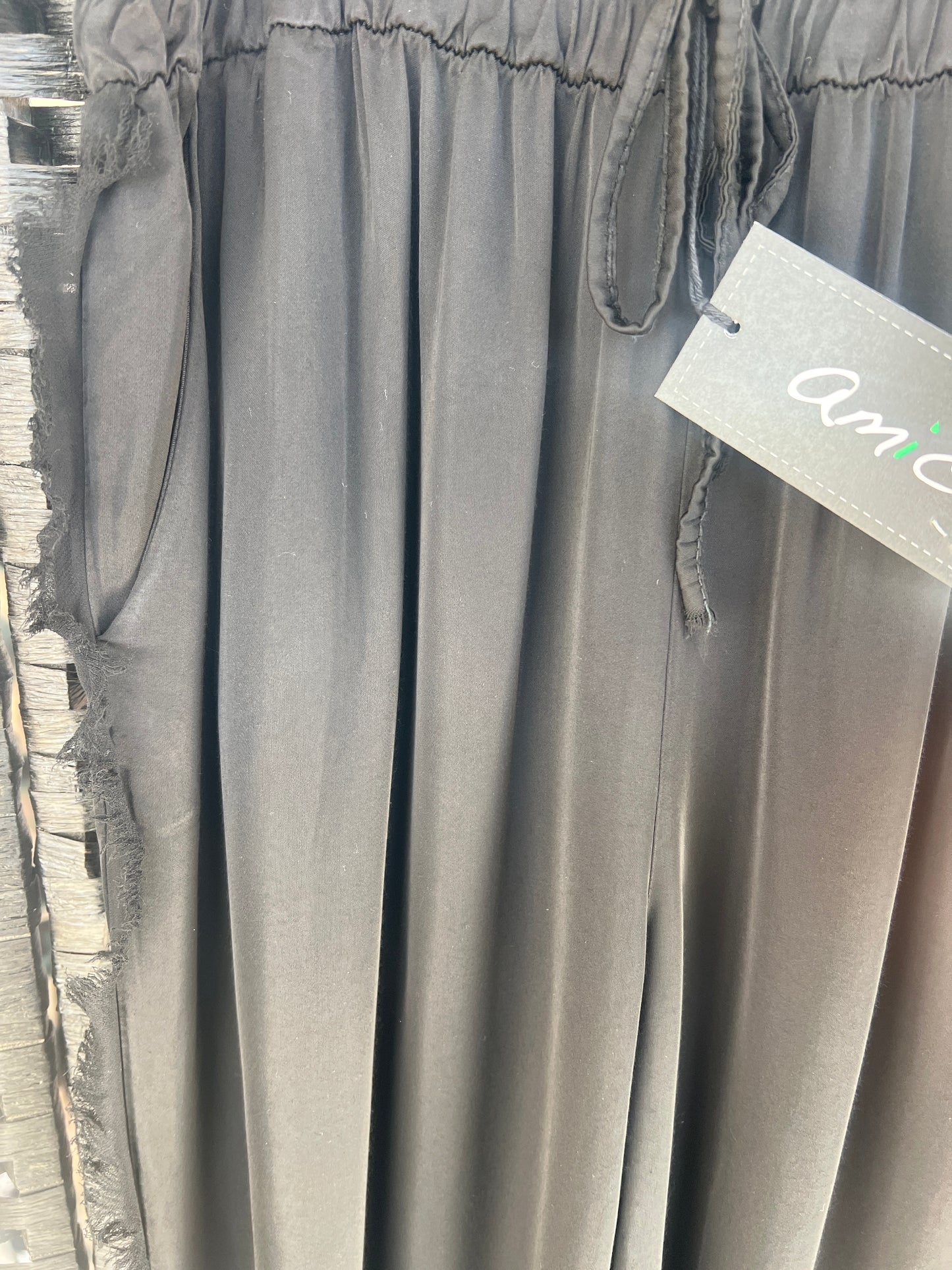 EVA SILK FRAY PANT