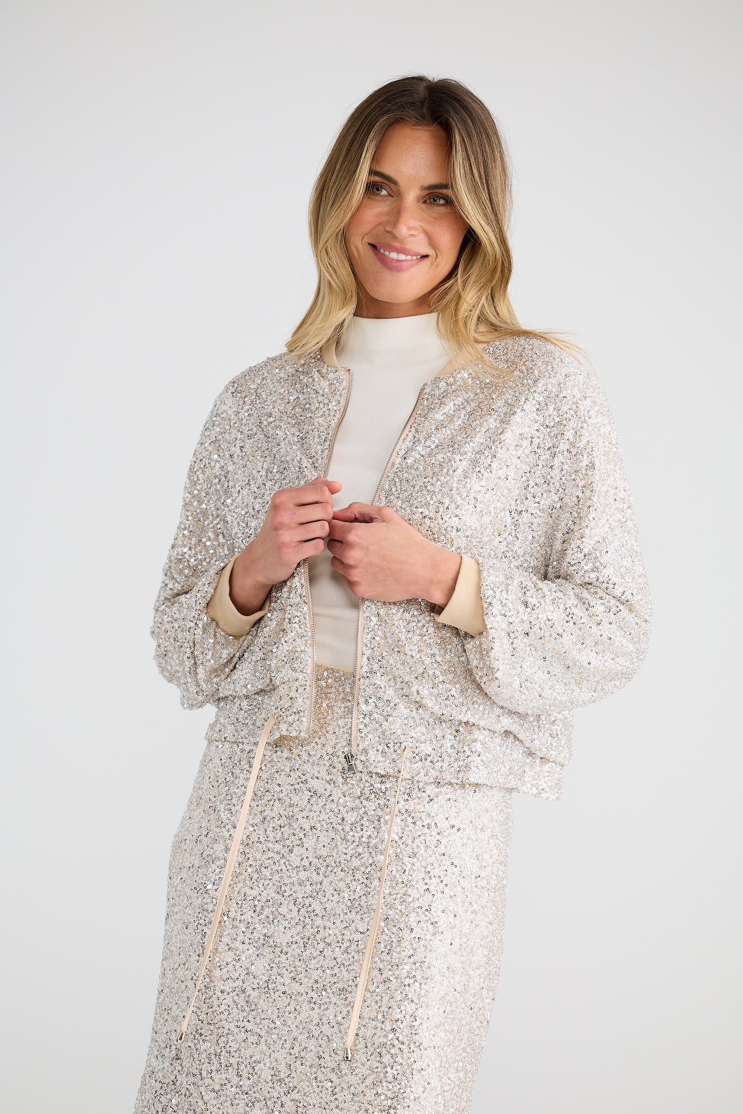 JAZZY JACKET CHAMPAGNE