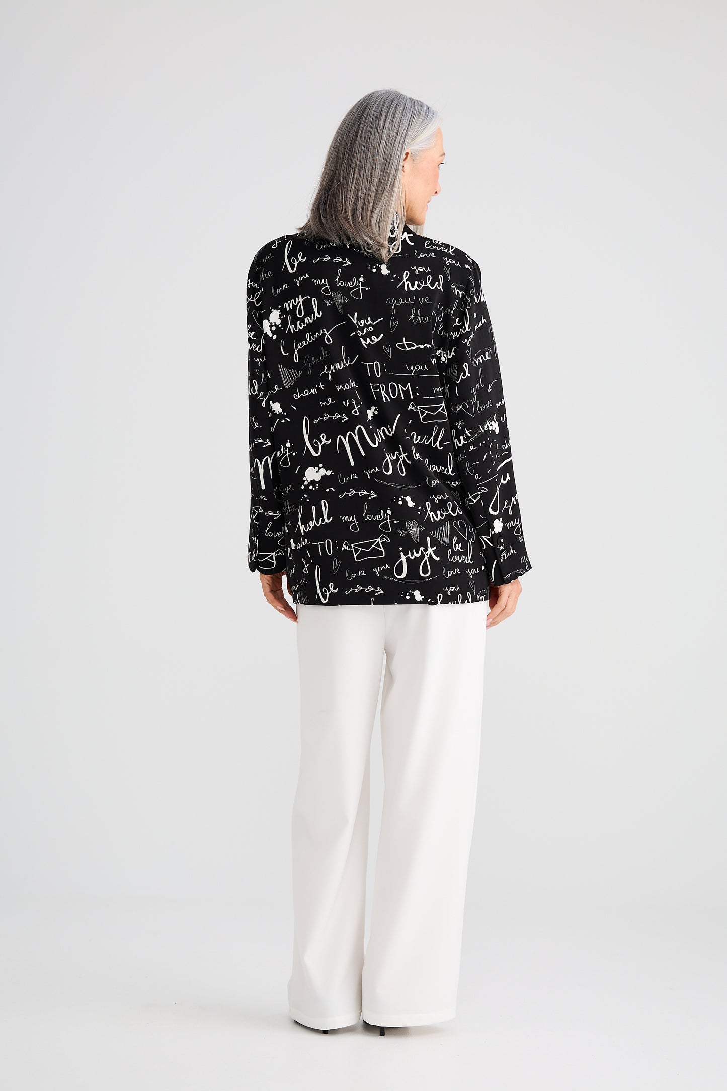 ASTRID BLAZER AMOUR PRINT