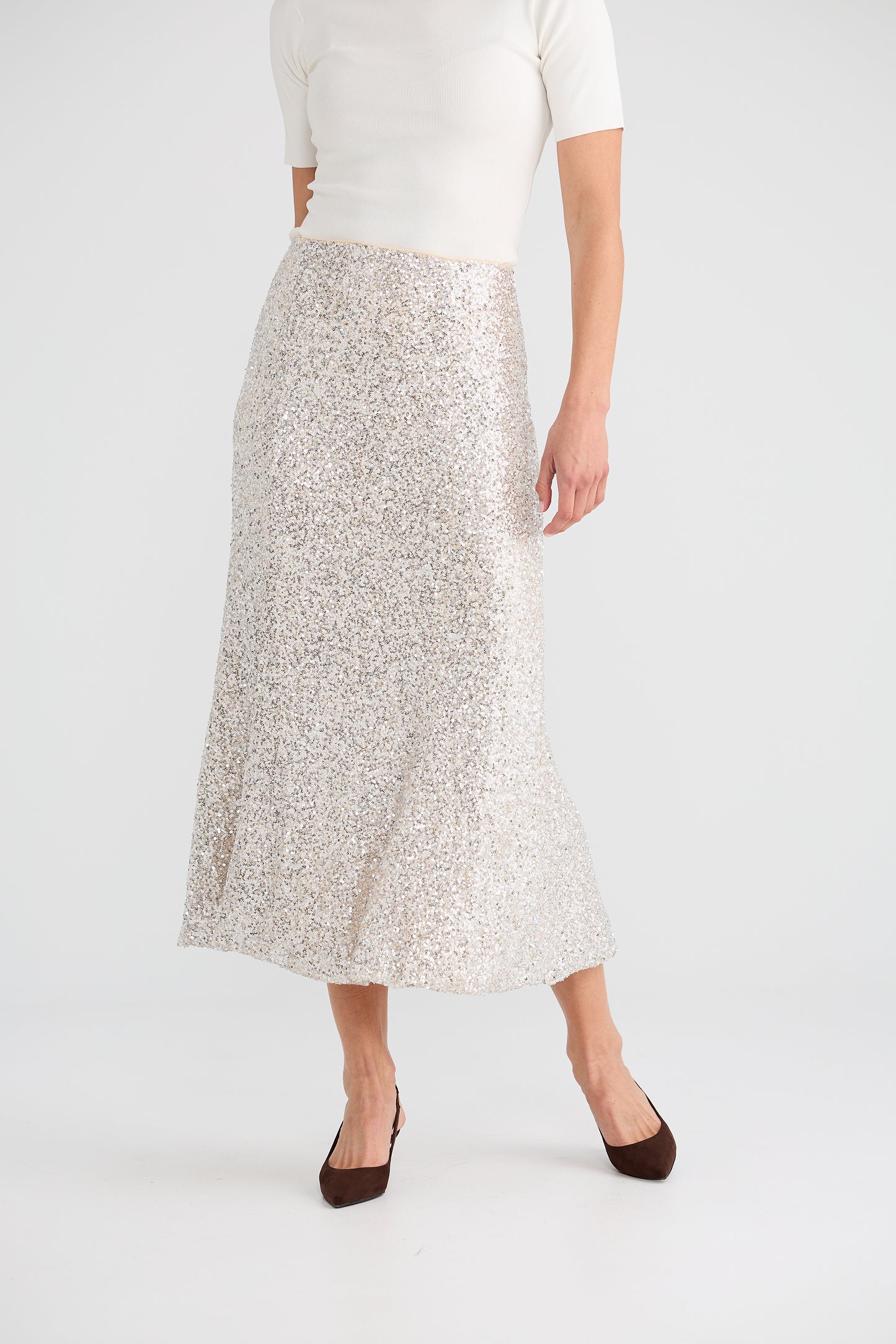 RITZ SKIRT CHAMPAGNE