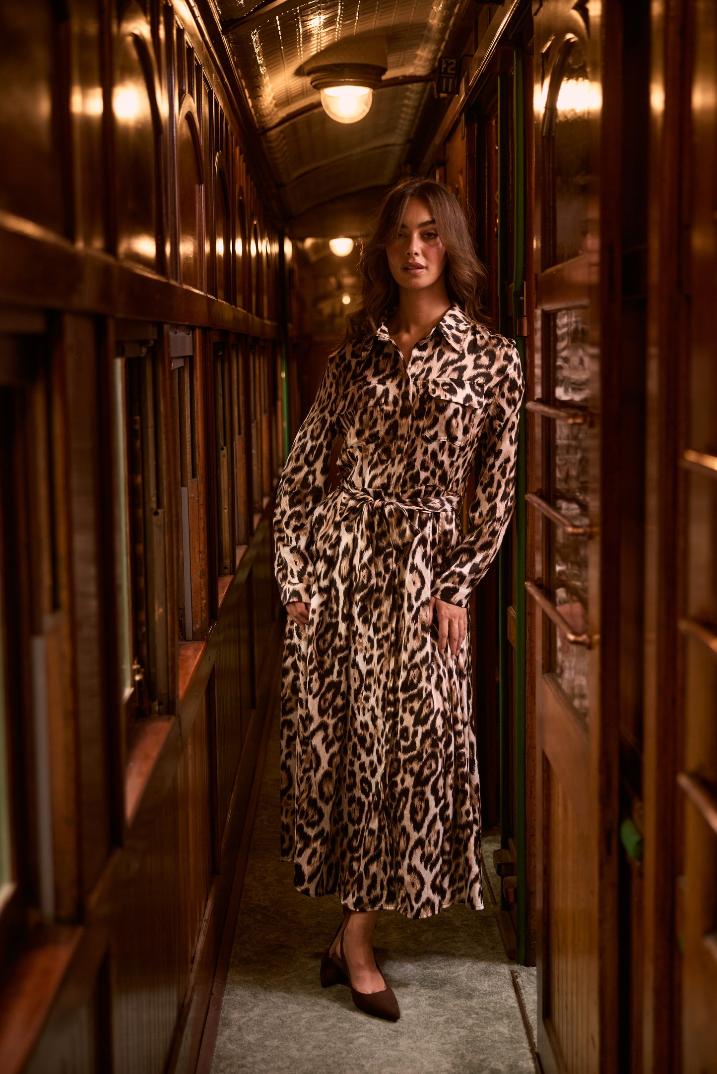 ROSSELLINI LONG SLEEVED DRESS