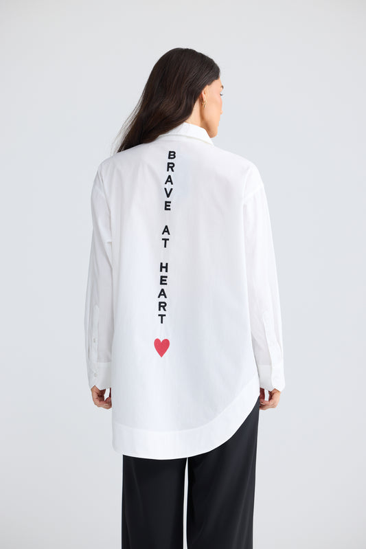 CLAIRE SHIRT BRAVE AT HEART