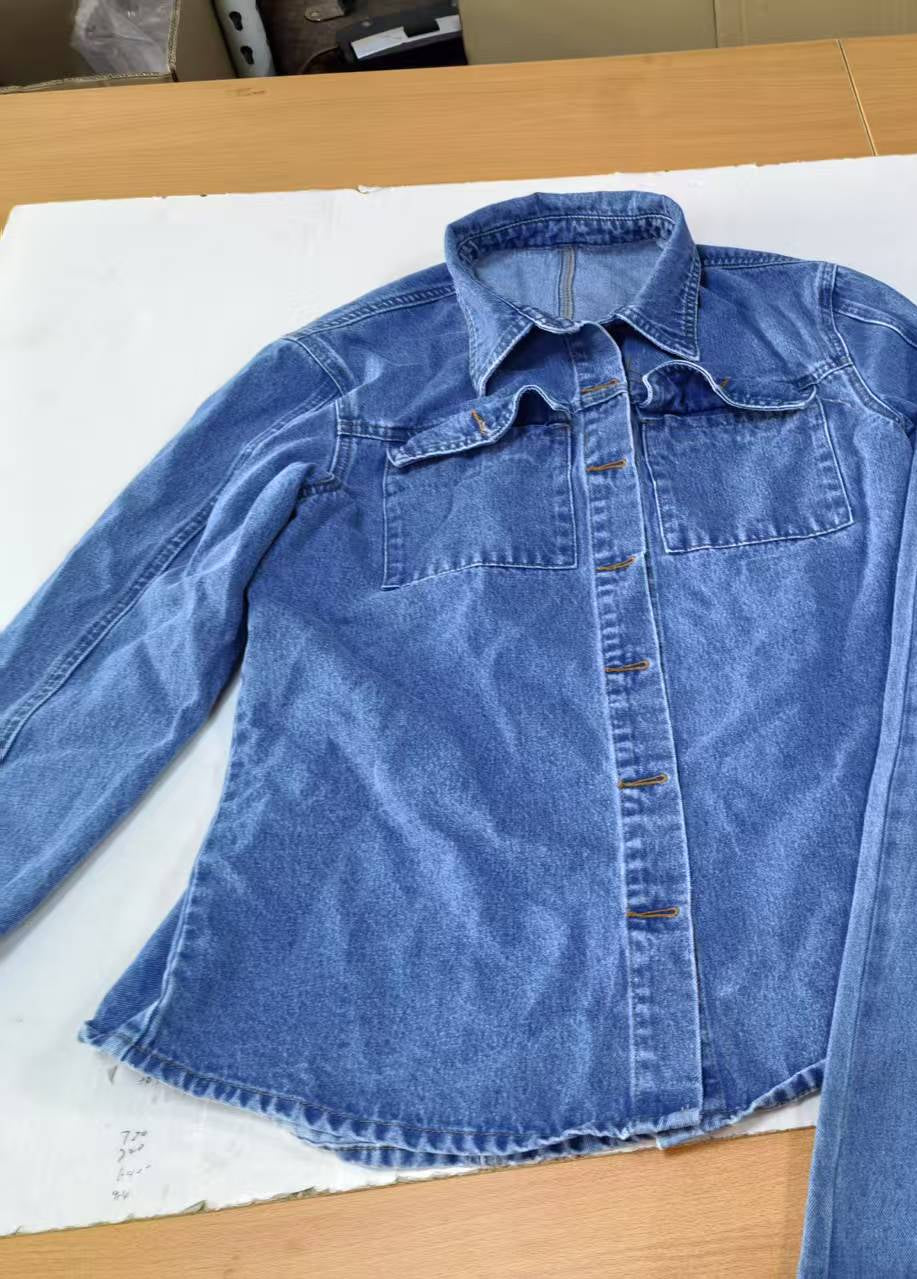 denim shacket