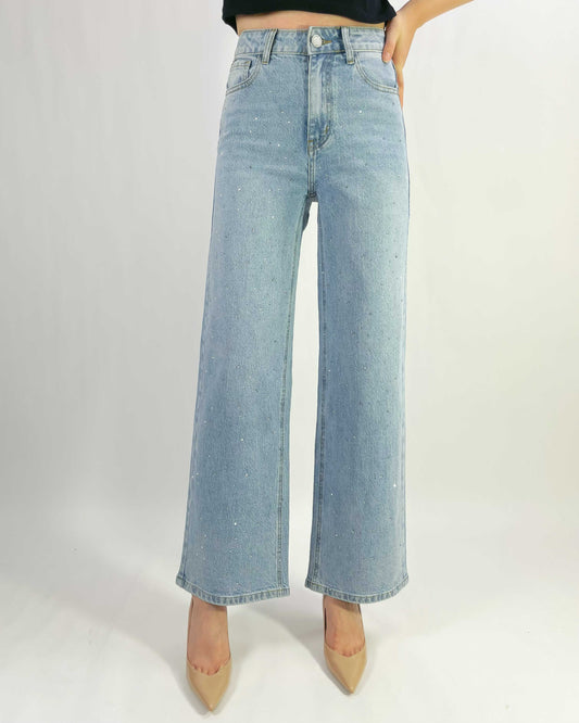 DIAMOND DETAIL STRAIGHT LEG