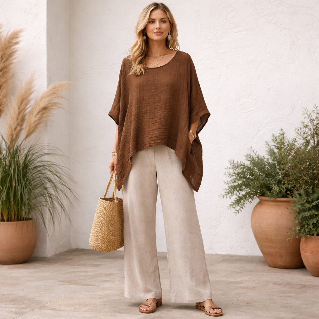 ITALIAN LINEN PONCO