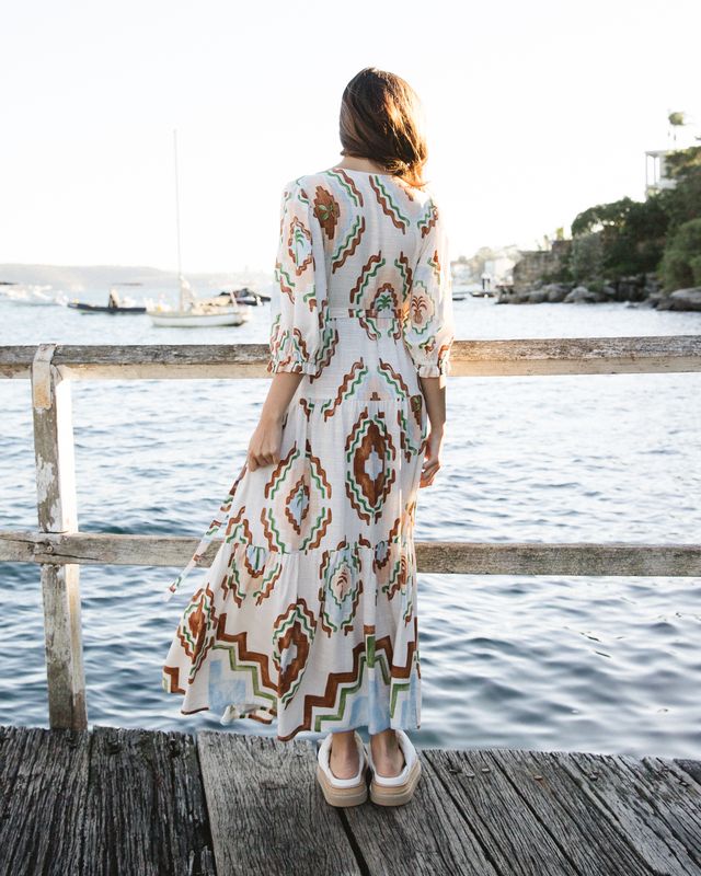 IDYLL WRAP MAXI DRESS