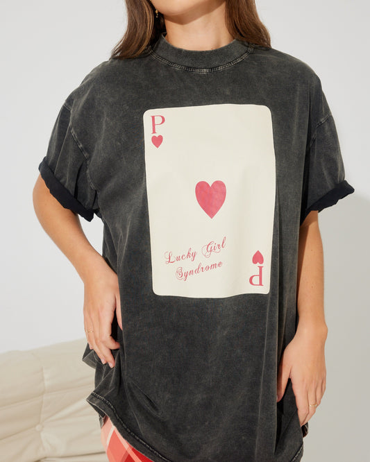 LUCKY GIRL SYNDROME VINTAGE TEE