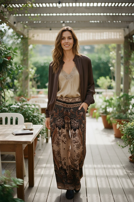 SILK PALAZZO PANT