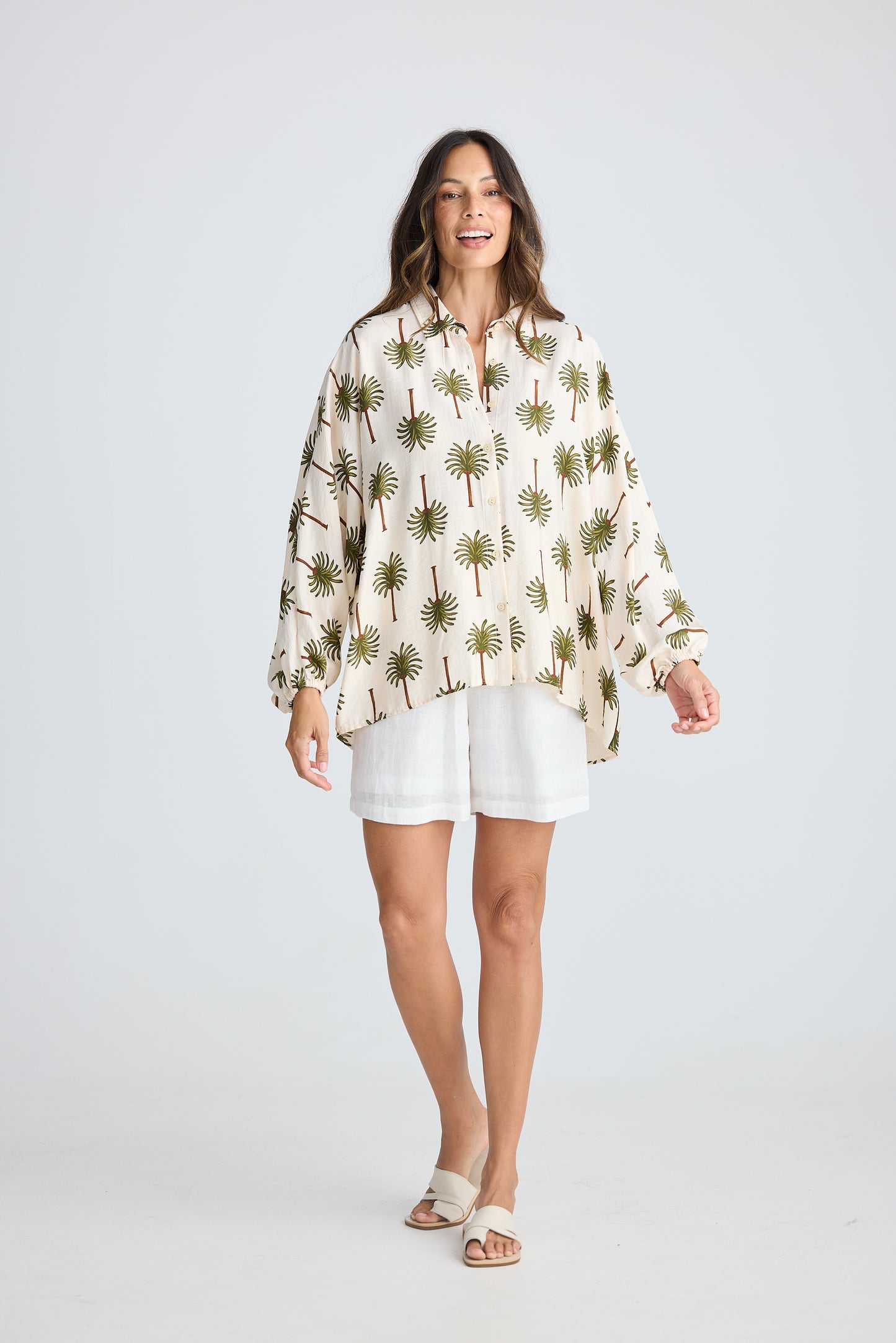 CLIFFSIDE SHIRT PALM PRINT