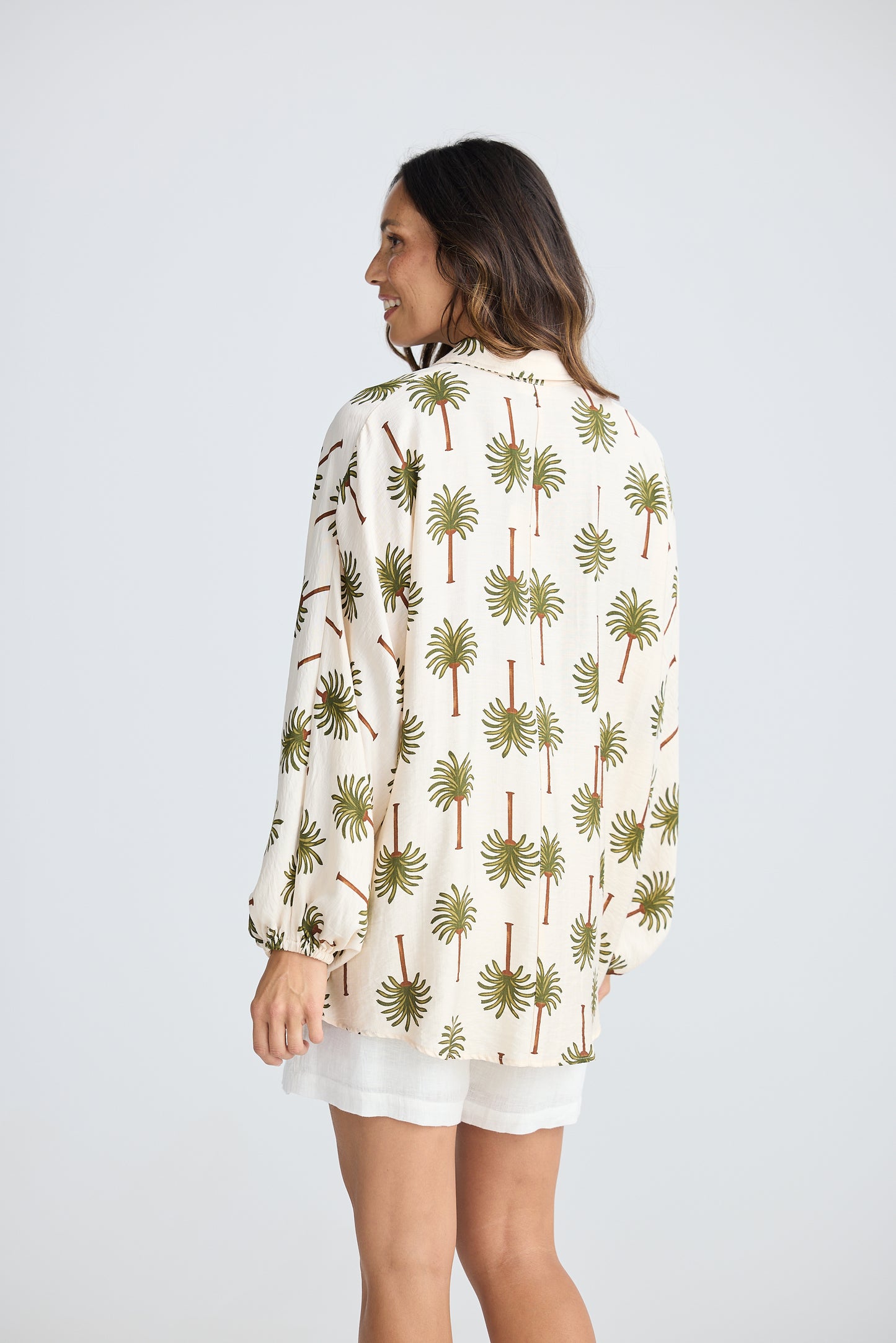 CLIFFSIDE SHIRT PALM PRINT