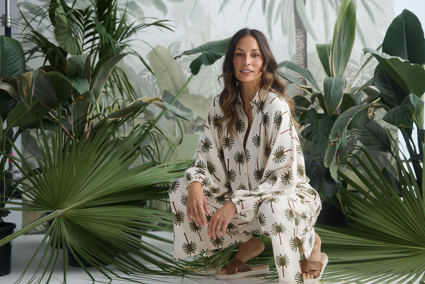 CLIFFSIDE SHIRT PALM PRINT