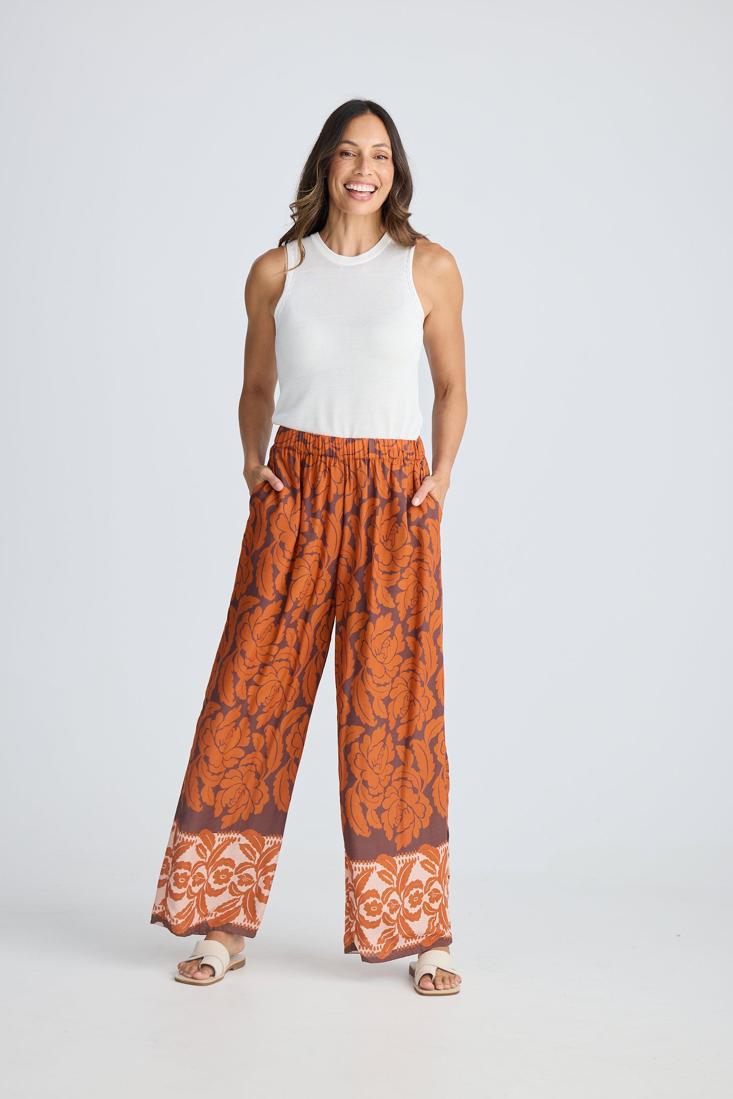 PLAYA PANT TUSCAN PRINT