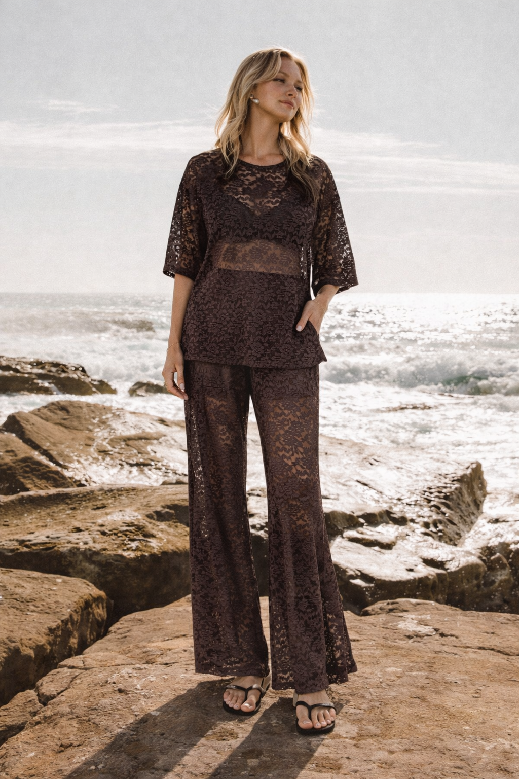 DESI LACE PANTS