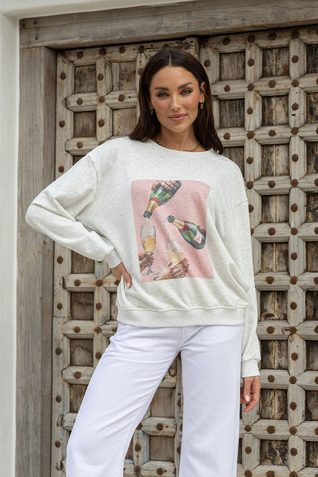POUR THE CHAMPAGNE JUMPER