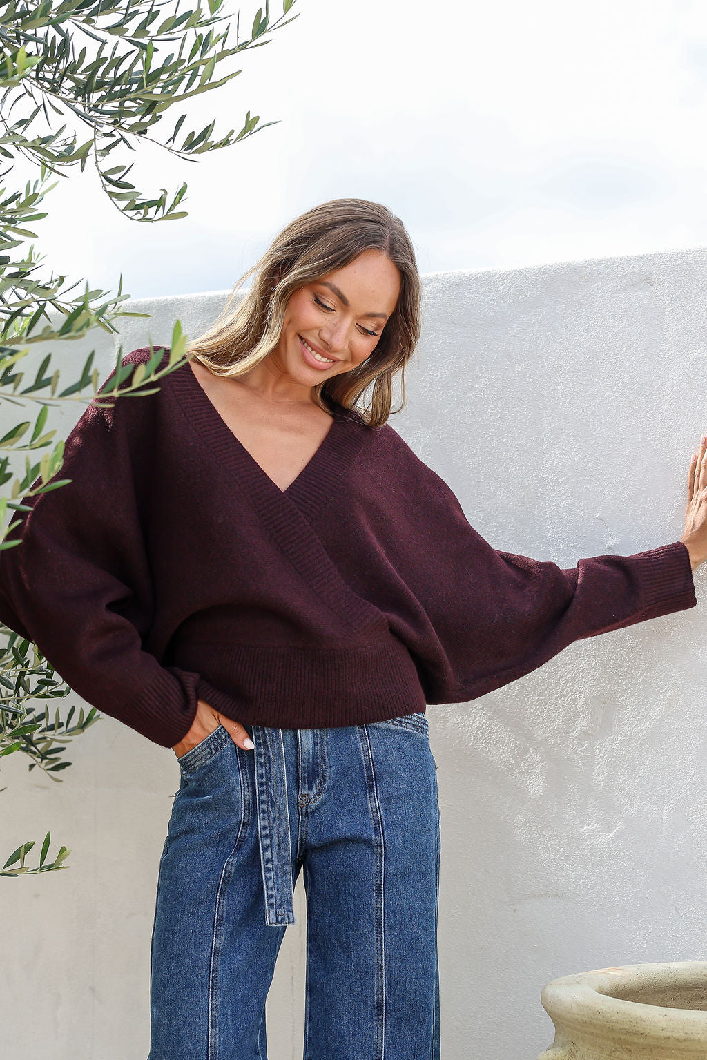 Kel Cross Over Knit