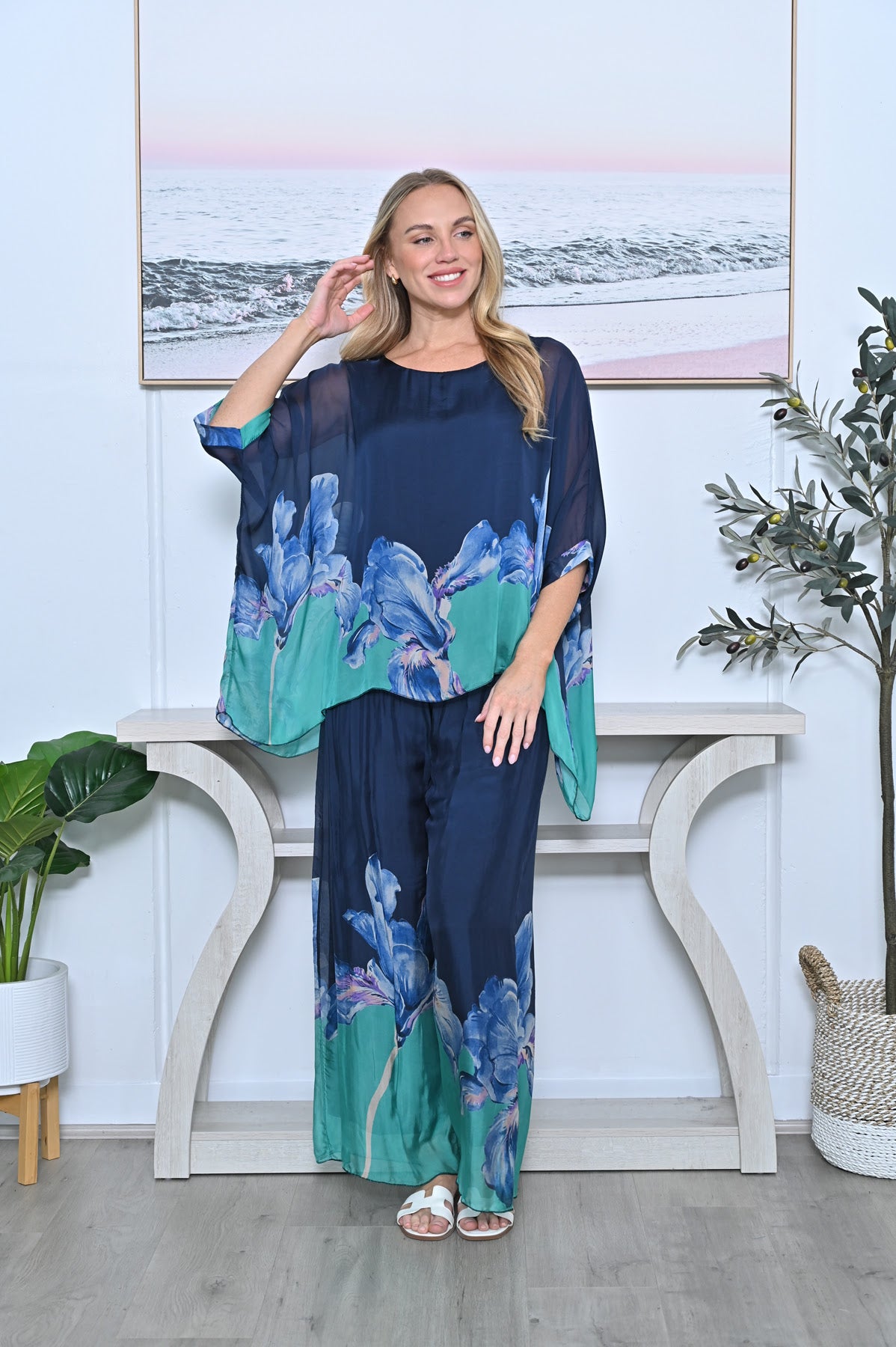 JEAN SILK TOP