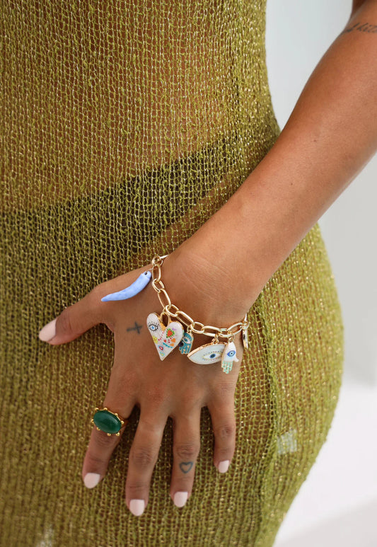 EVIL EYE CHARM BRACELET