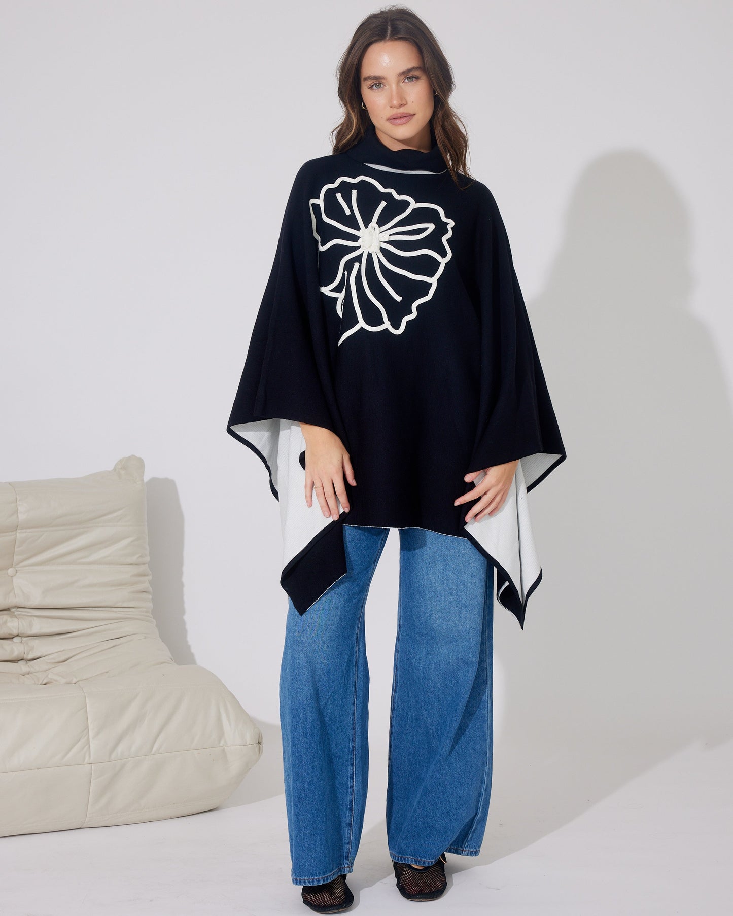 FIORE PONCHO