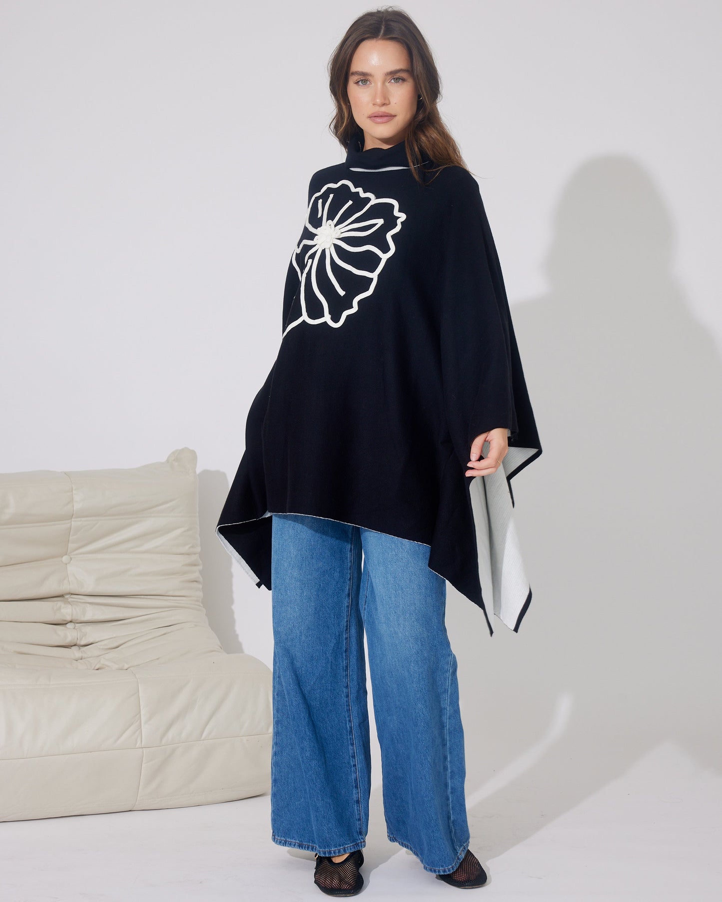 FIORE PONCHO