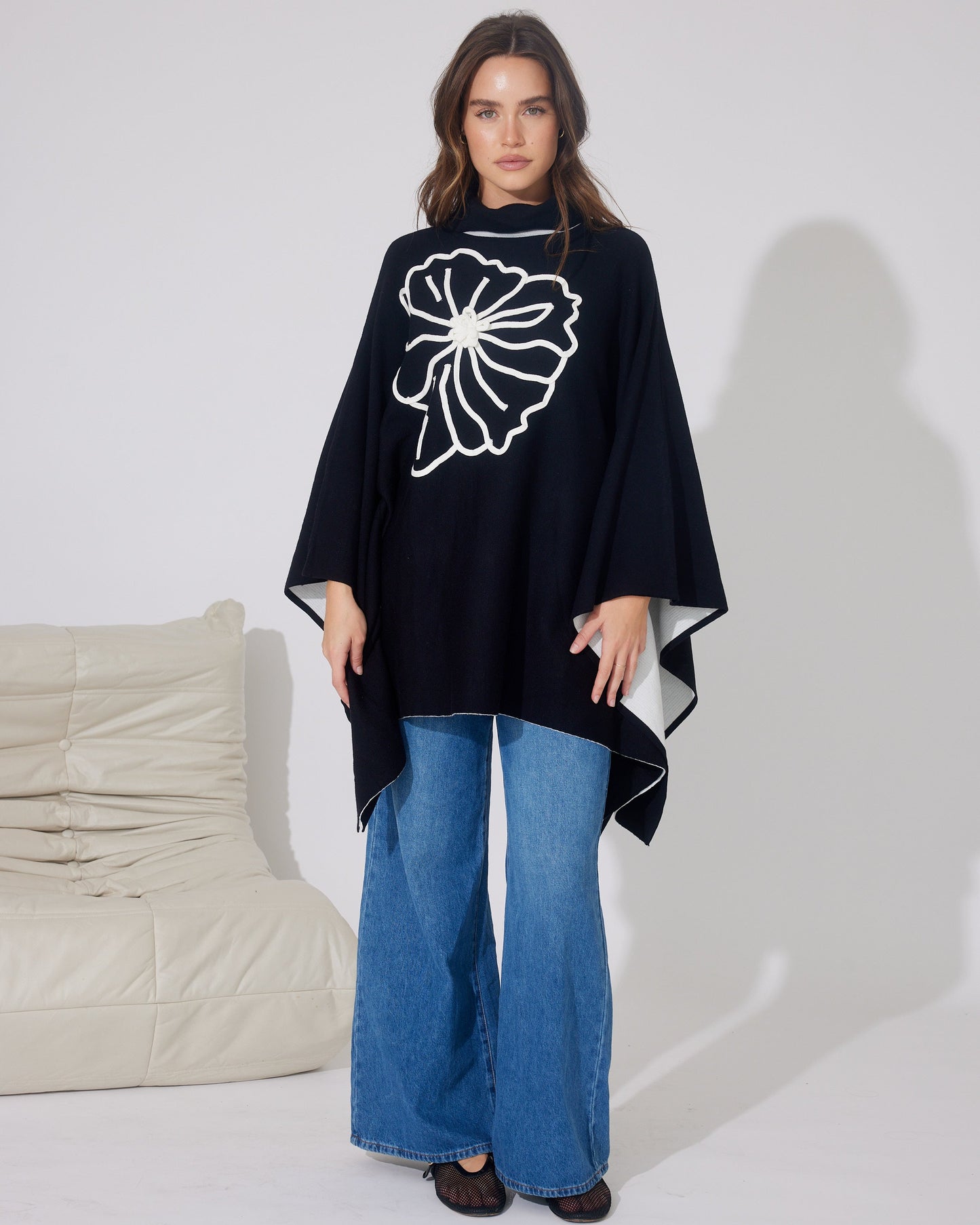 FIORE PONCHO