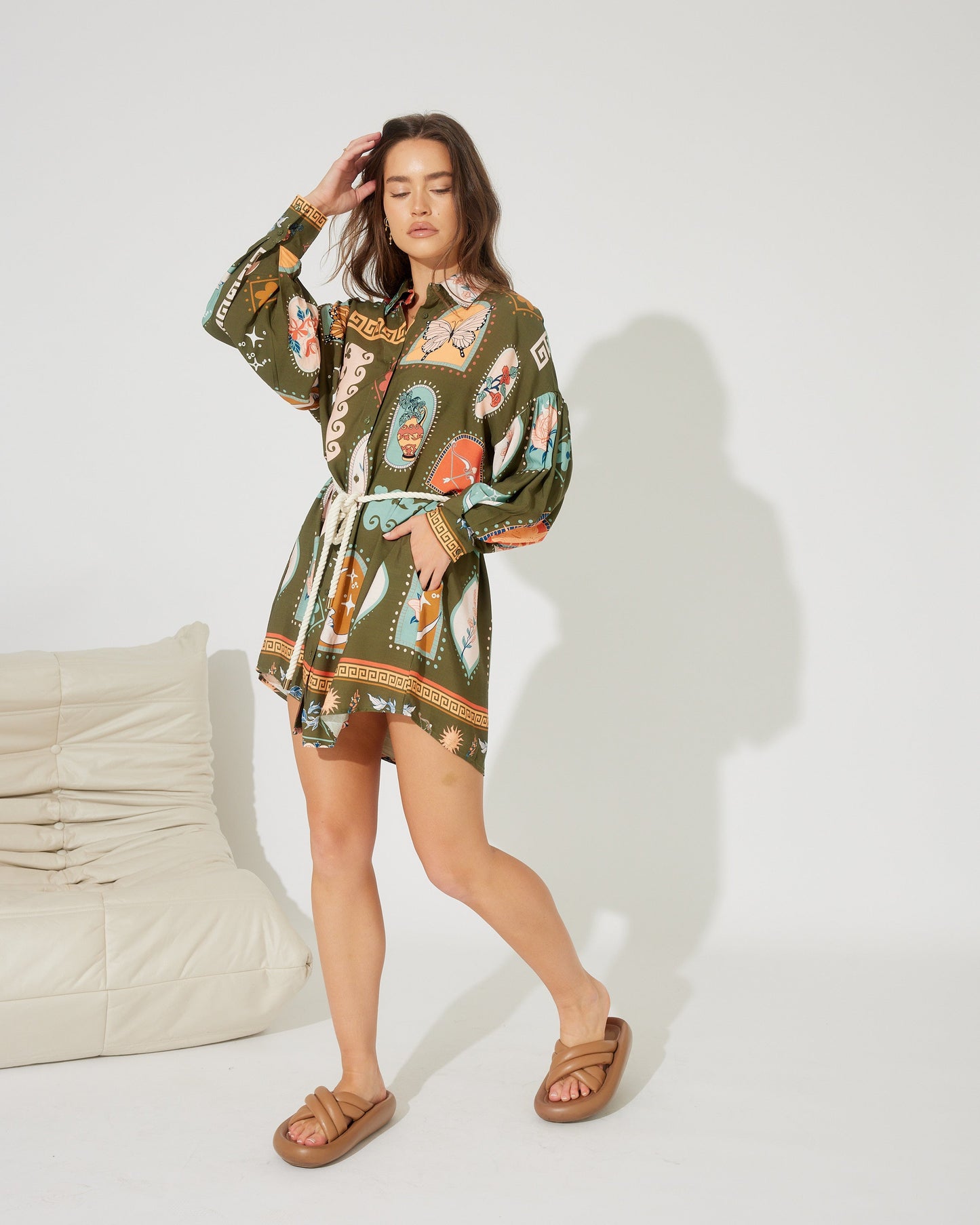 AURORA SHIRT DRESS