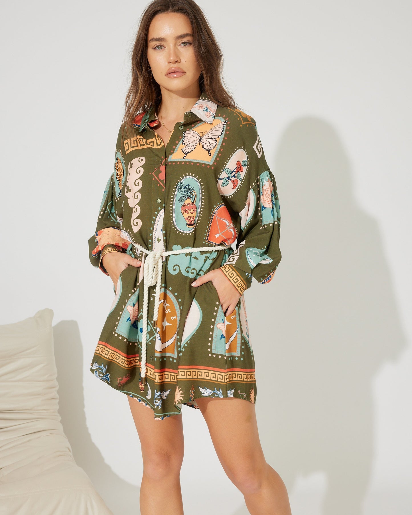 AURORA SHIRT DRESS