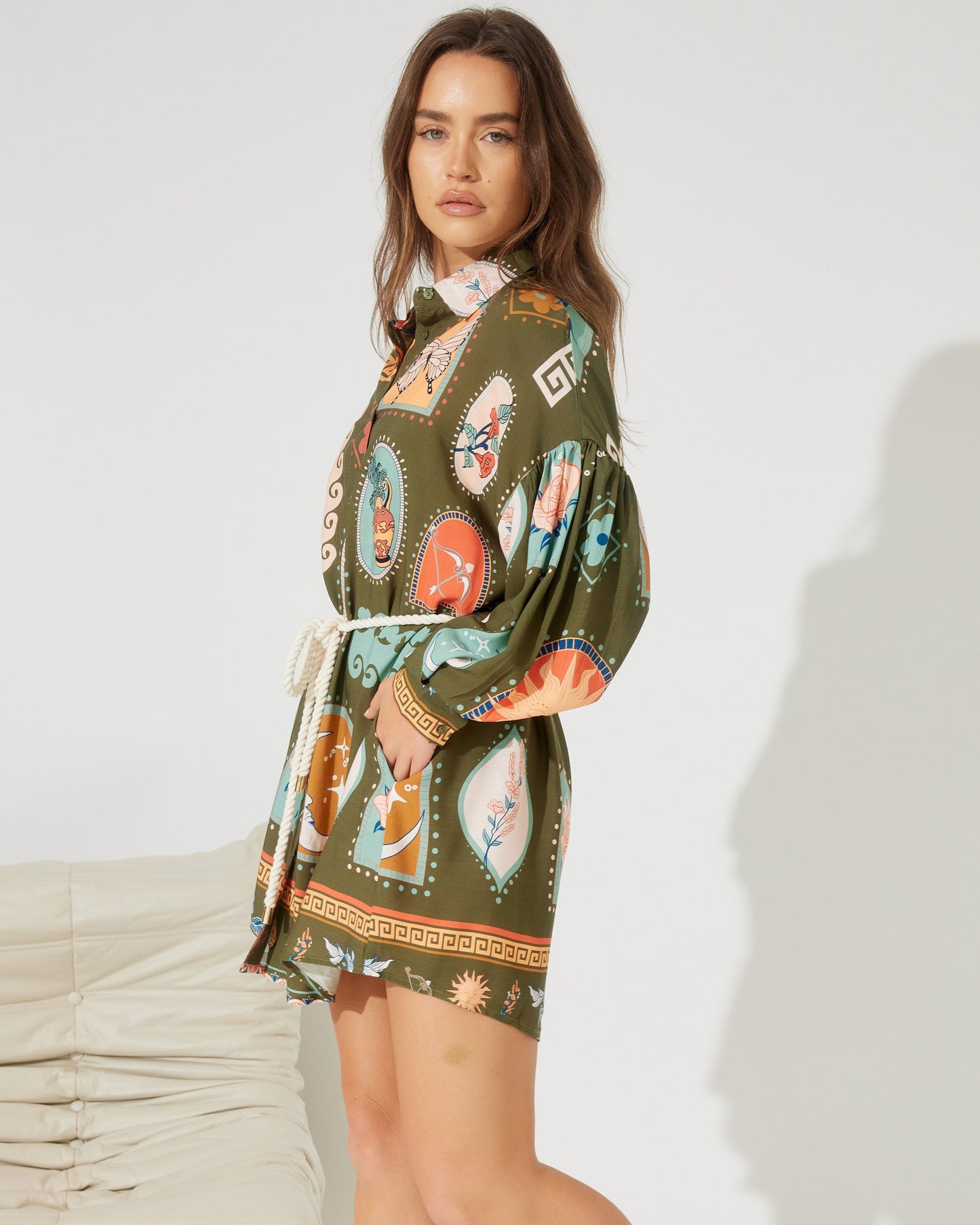 AURORA SHIRT DRESS