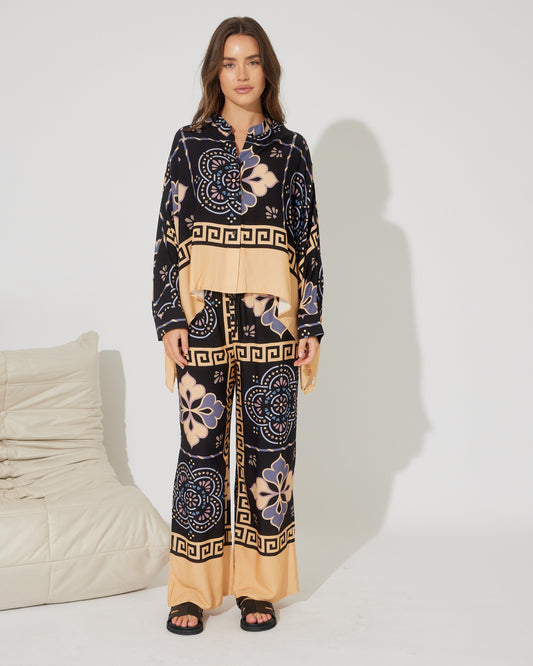 AMINA TILE PRINT PANT