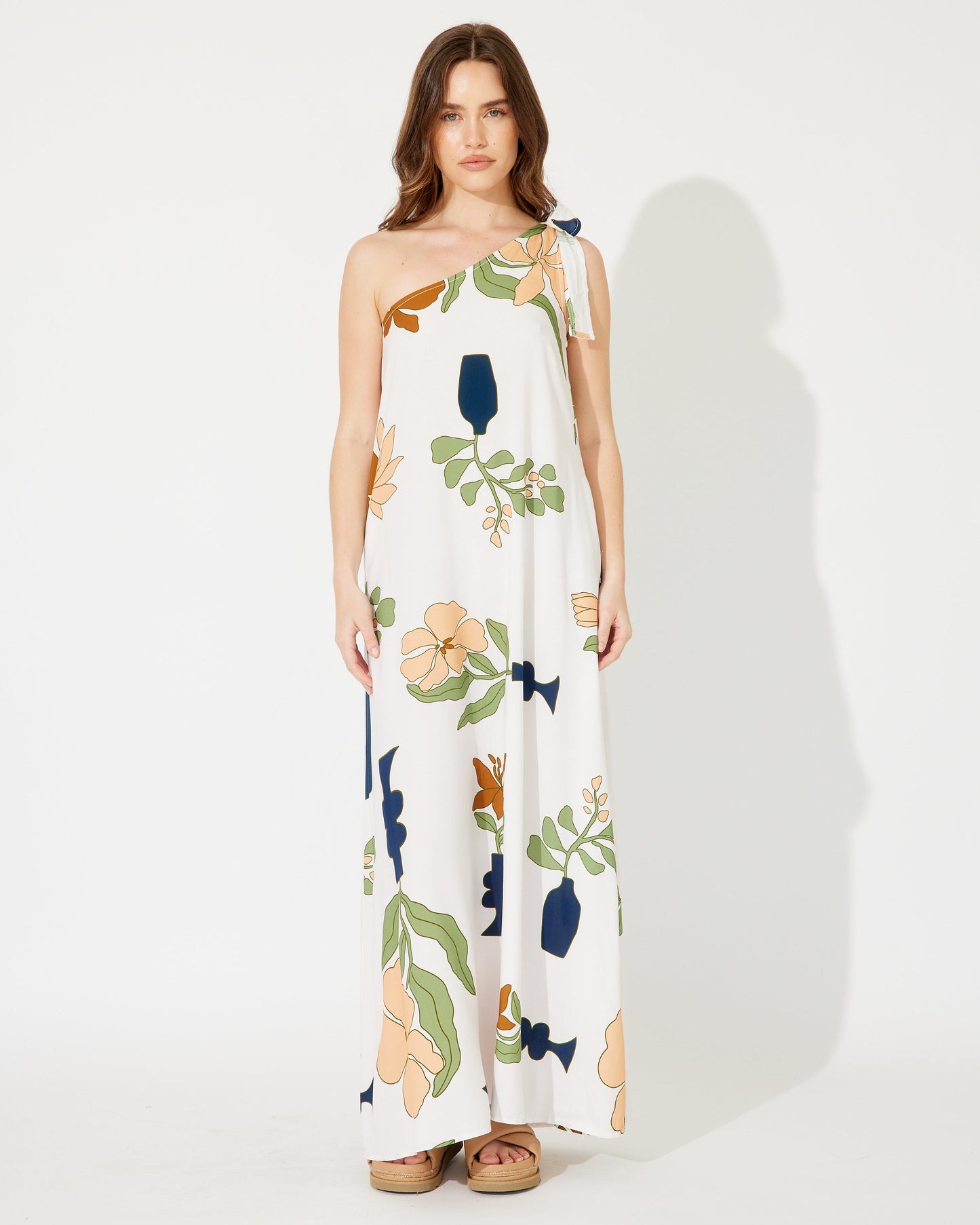 KADO ONE SHOULDER MAXI