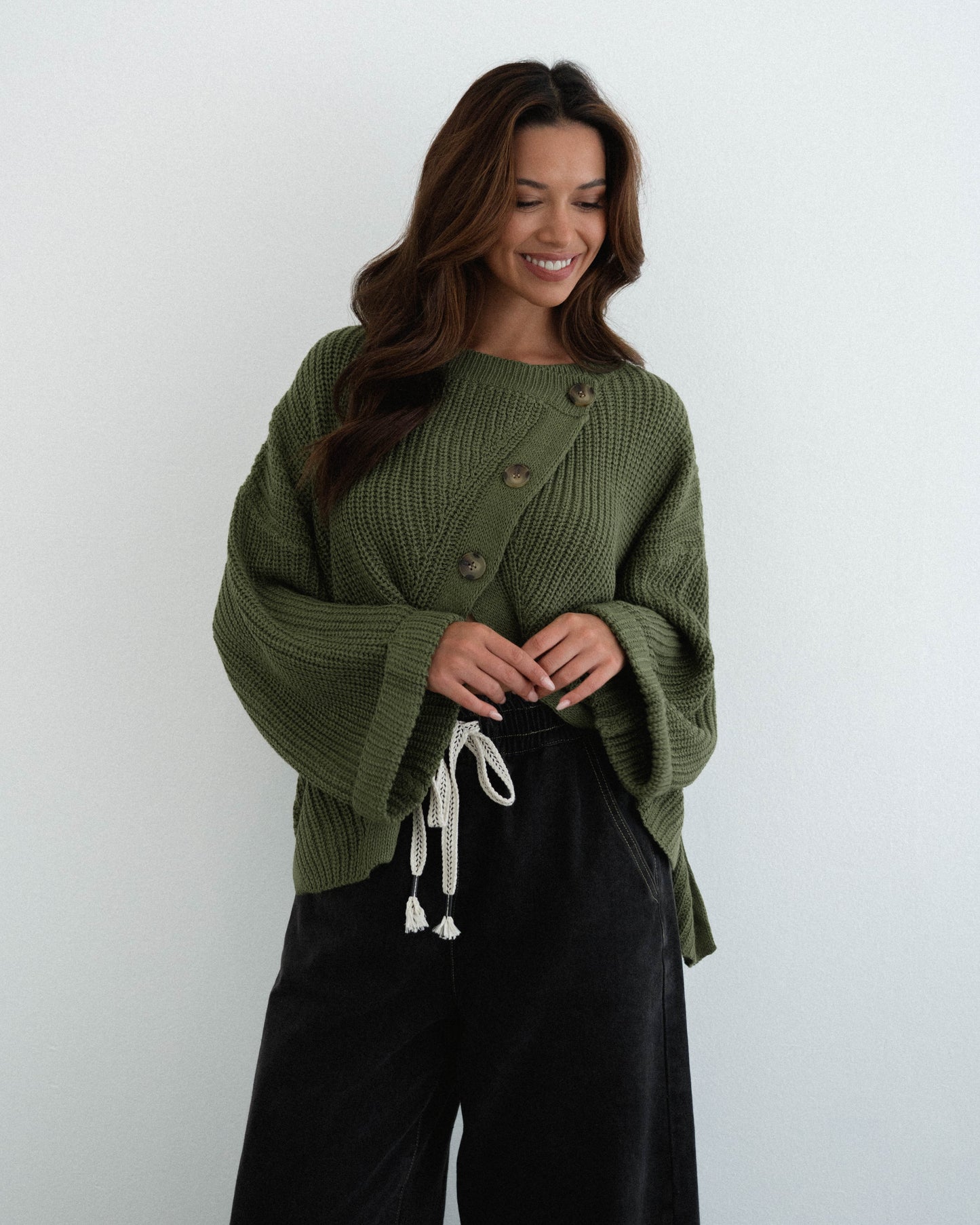 PONCHO KNIT