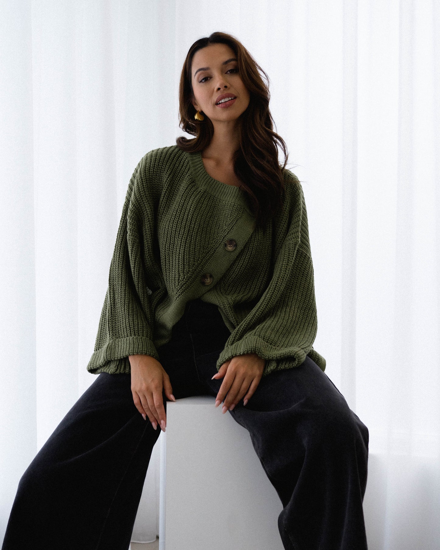 PONCHO KNIT