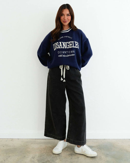 LA CREW NECK JUMPER
