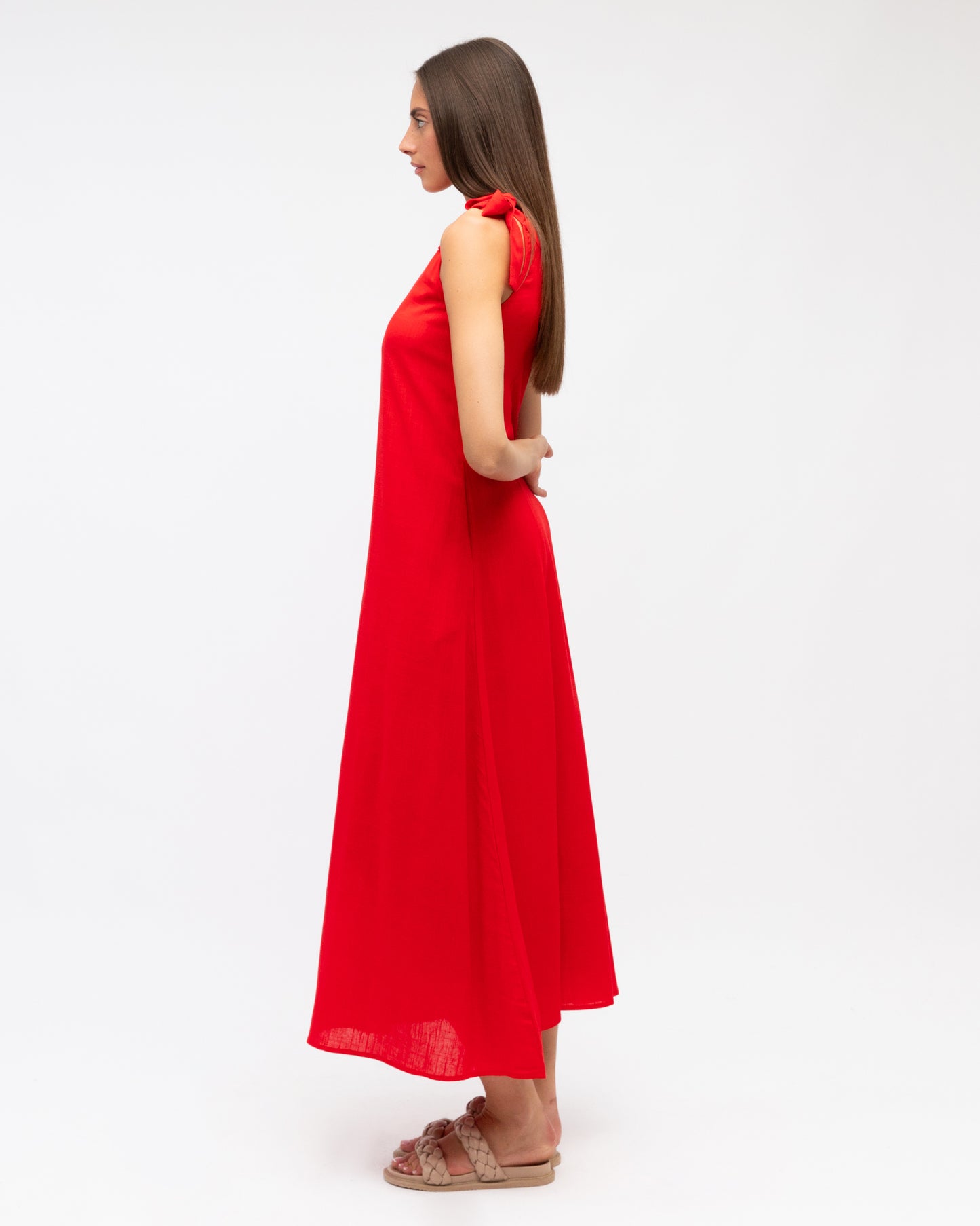 TIA ONE SHOULDER DRESS