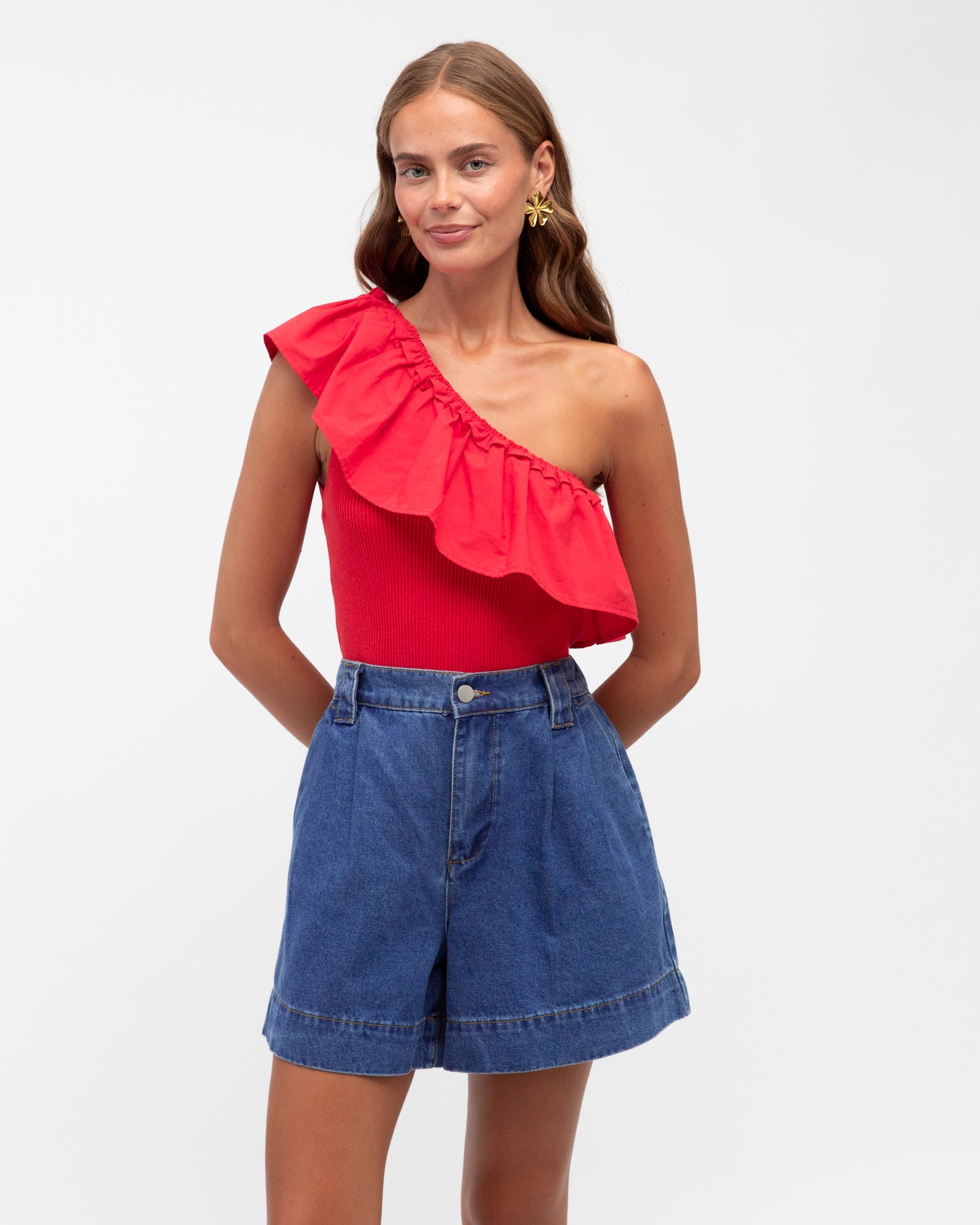 RUFFLE TOP