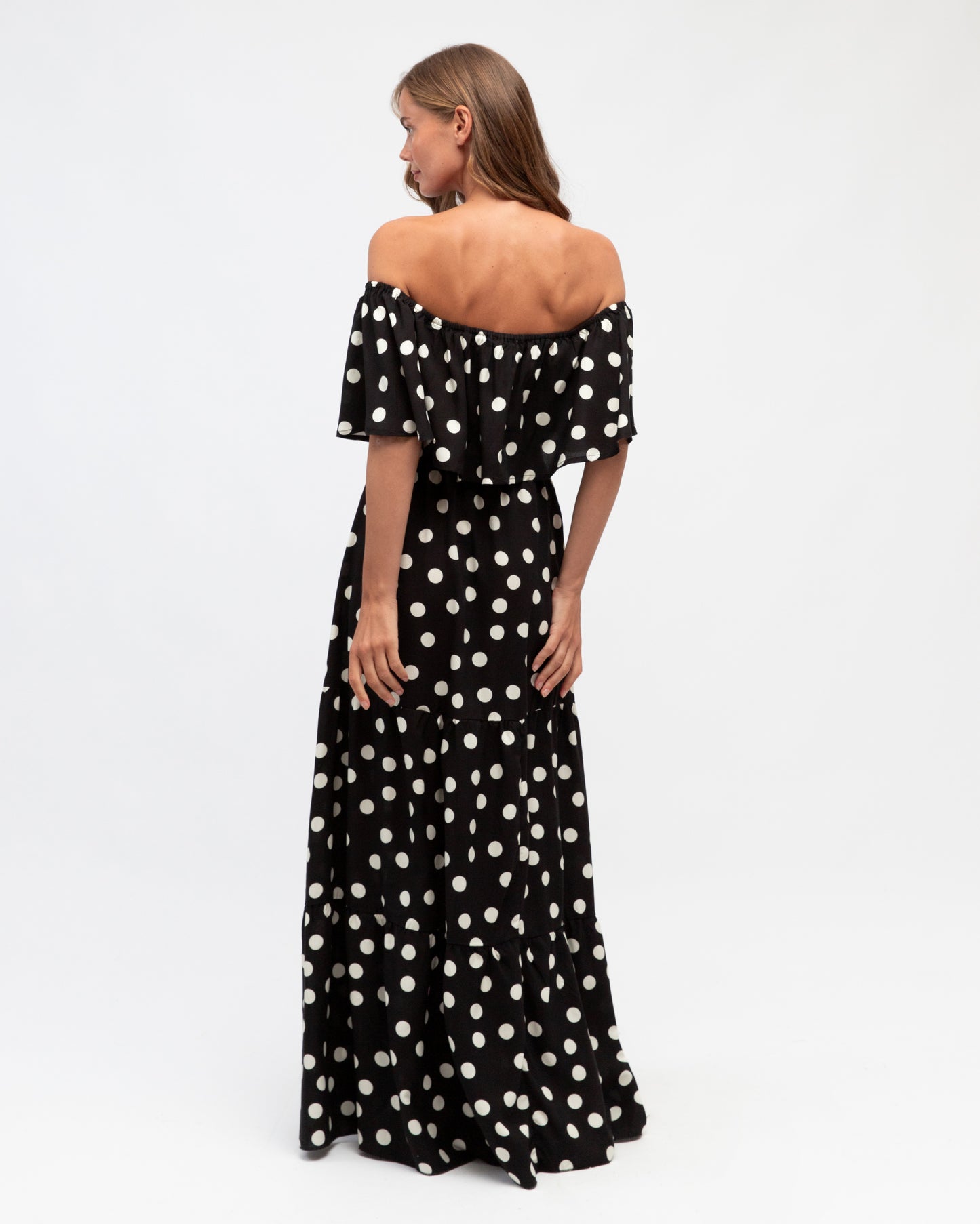 SPOT OFF SHOULDER MAXI