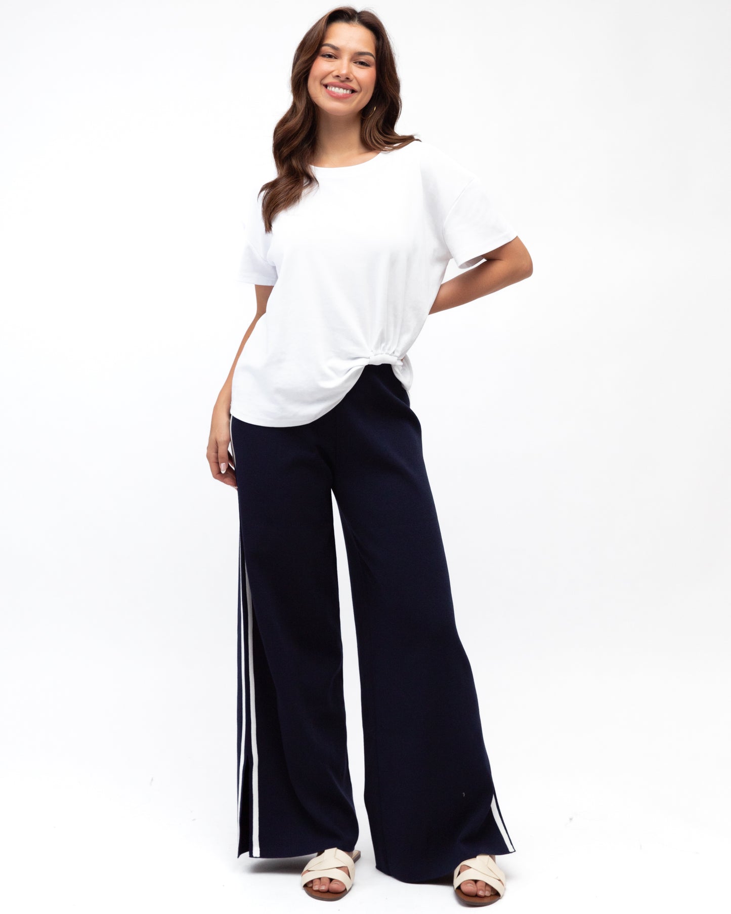 SIDE DETAIL KNIT PANT