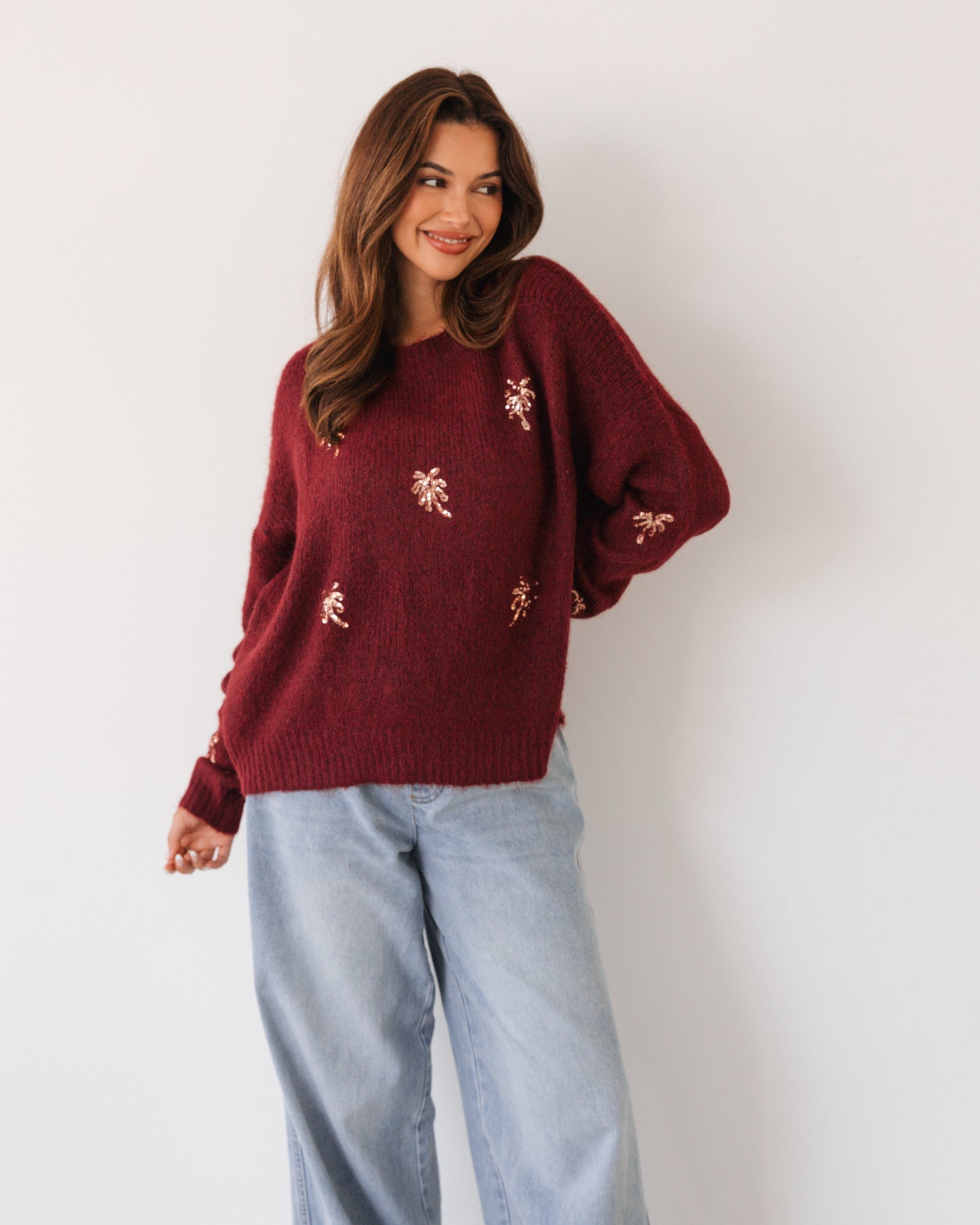 PALM KNIT JUMPER