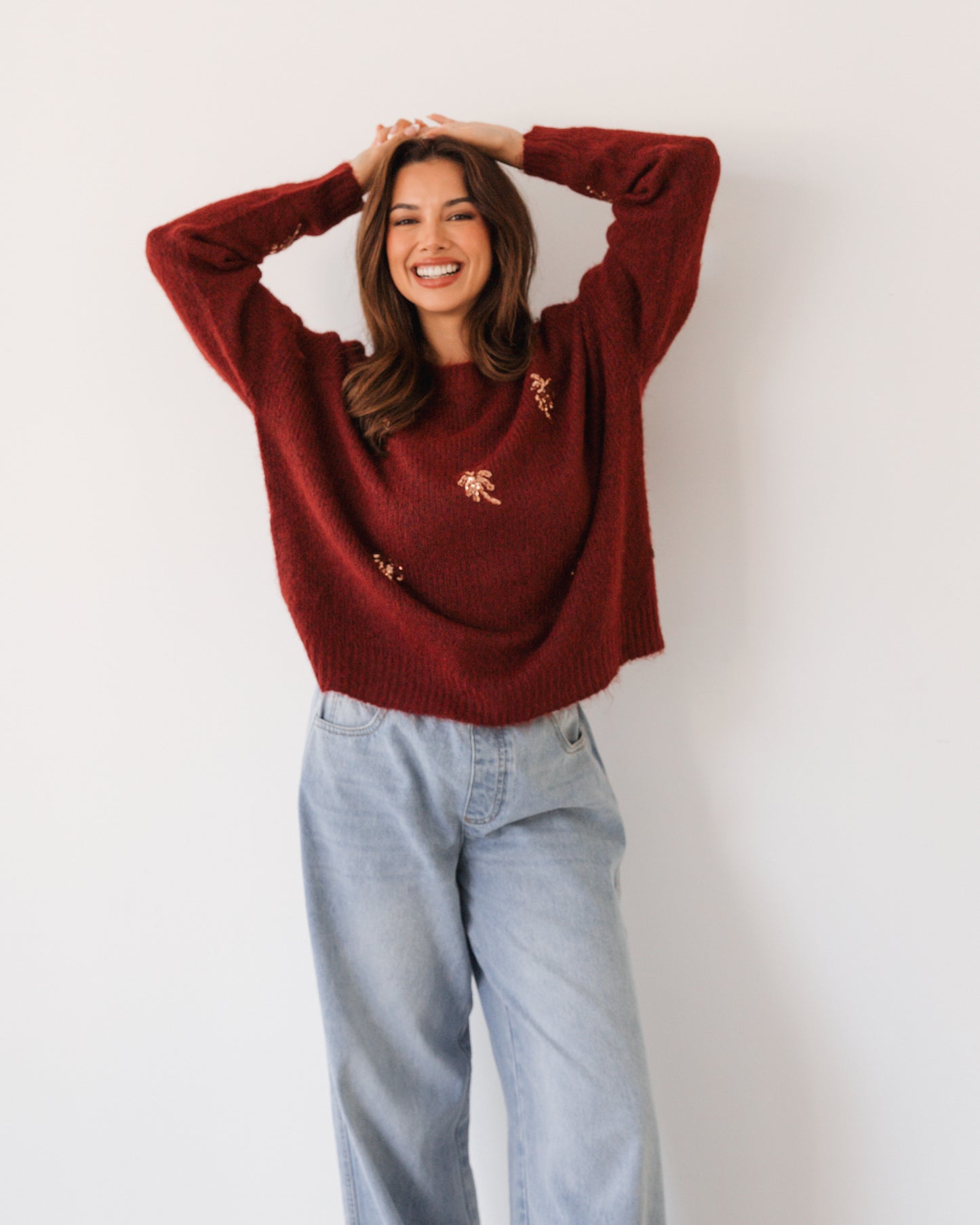 PALM KNIT JUMPER
