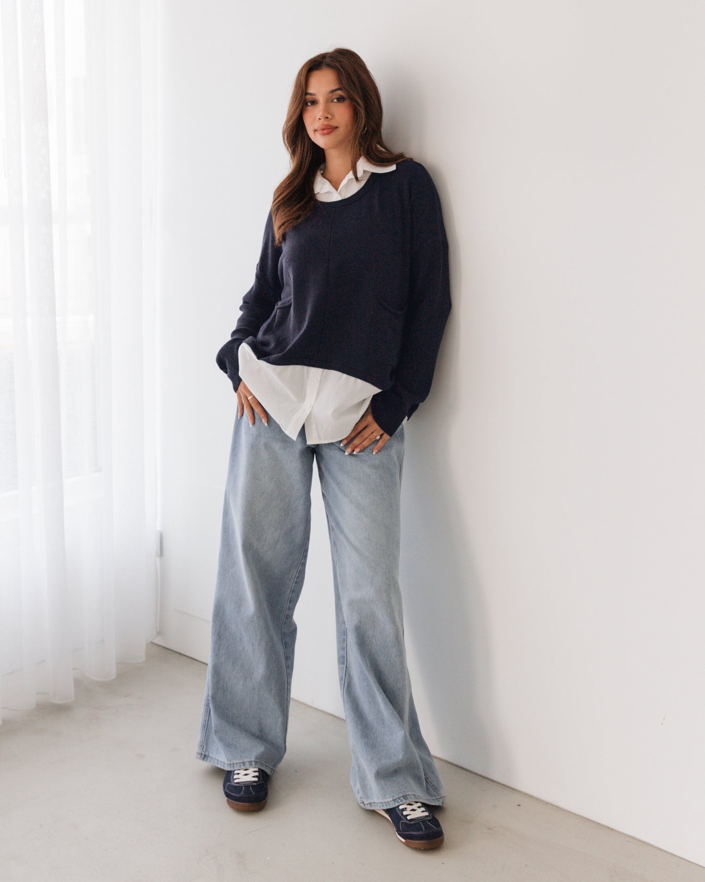 LAYERED KNIT JUMPER