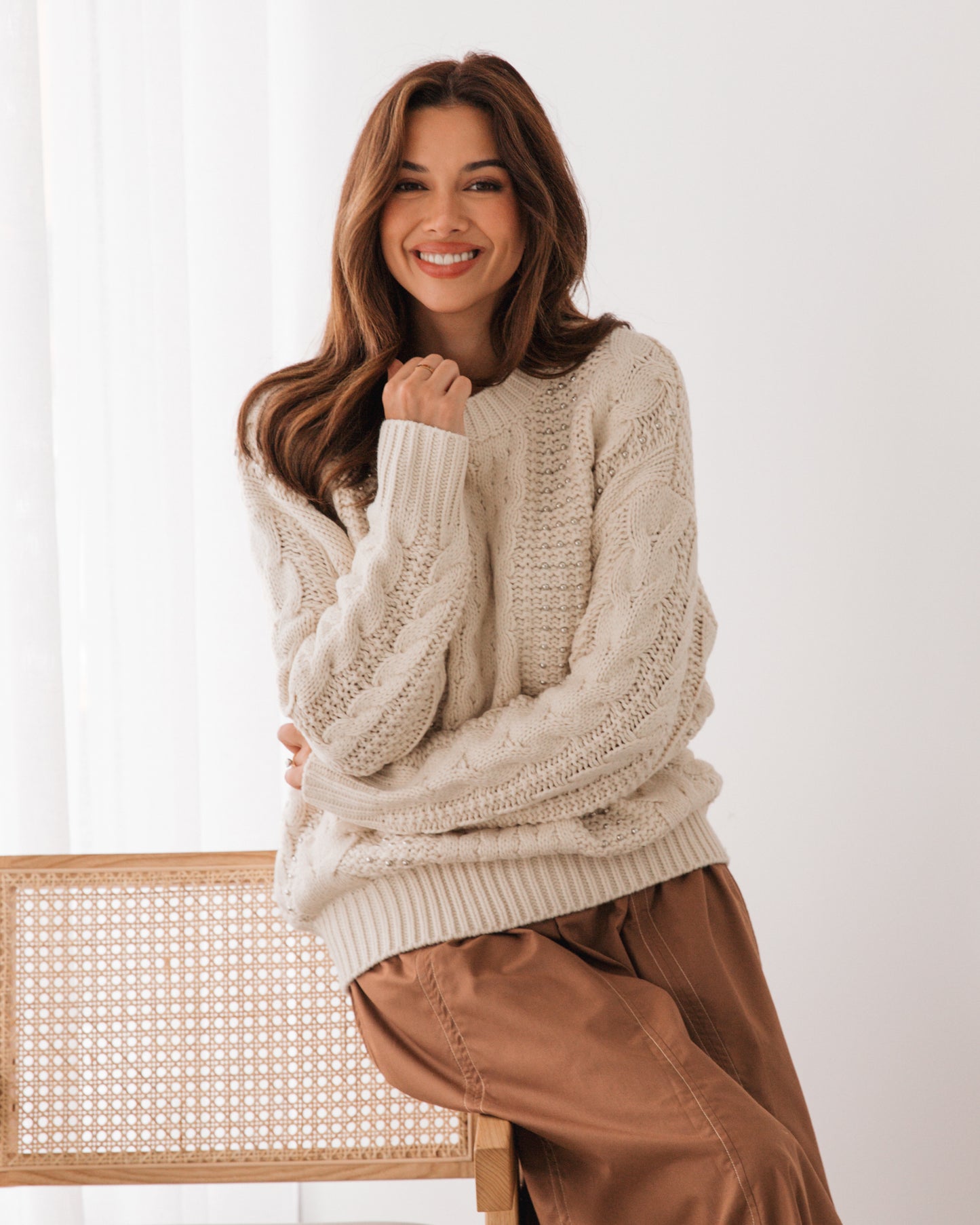 EMBELLISHED KNIT