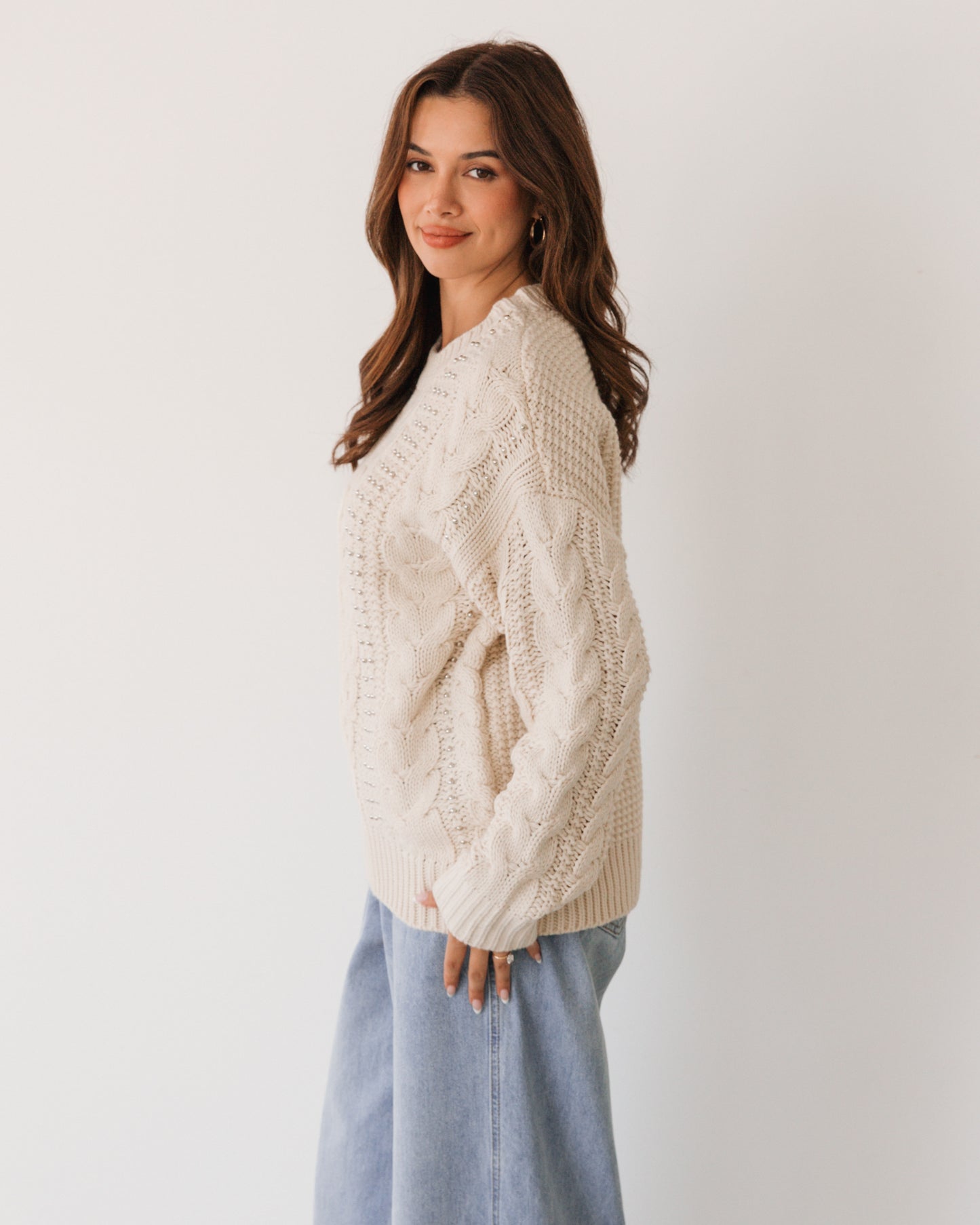 EMBELLISHED KNIT