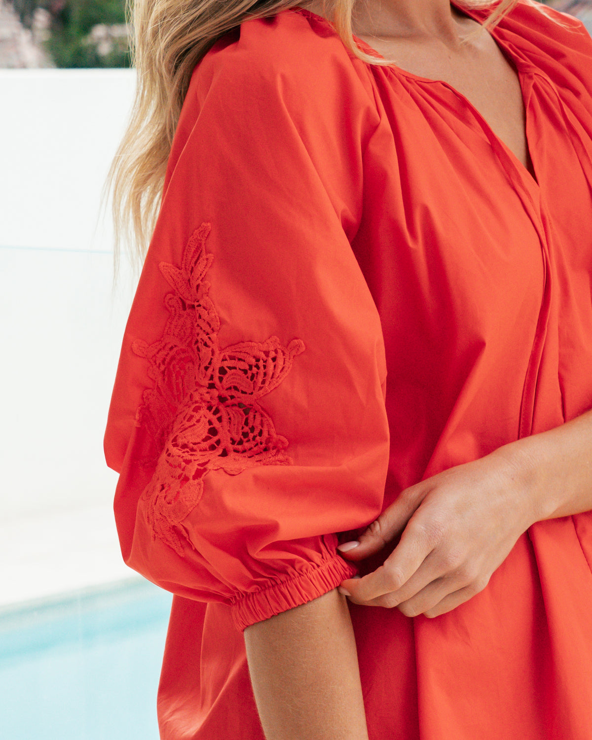 BRODERIE BLOUSE