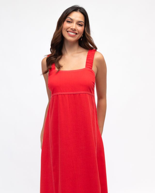 STICHED UP MAXI DRESS